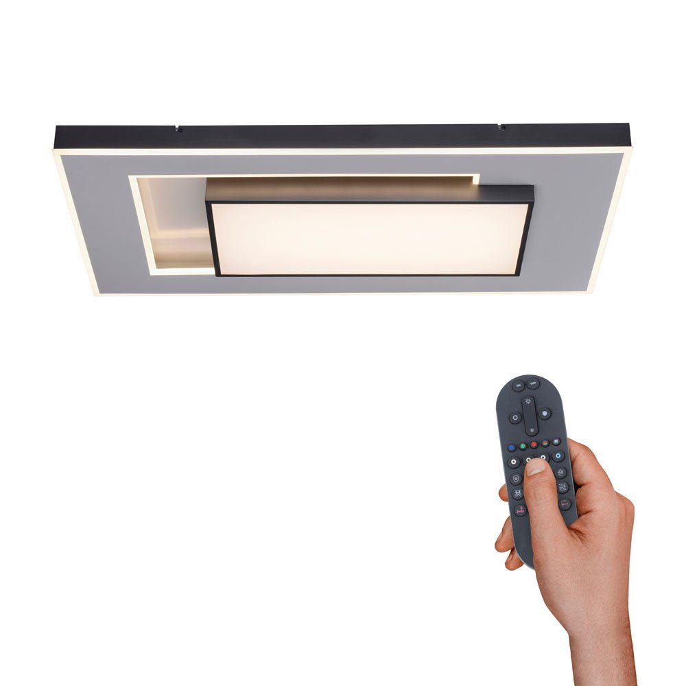 Paul Neuhaus Smarte LED-Leuchte LED Deckenlampe Q-ALTA Smart Home, Smart Home, CCT-Farbtemperaturregelung, Dimmfunktion, Memoryfunktion, mit Leuchtmittel, Warmweiß bis Kaltweiß, CCT Lichtfarbwechsel, dimmbar, getrennt schaltbar