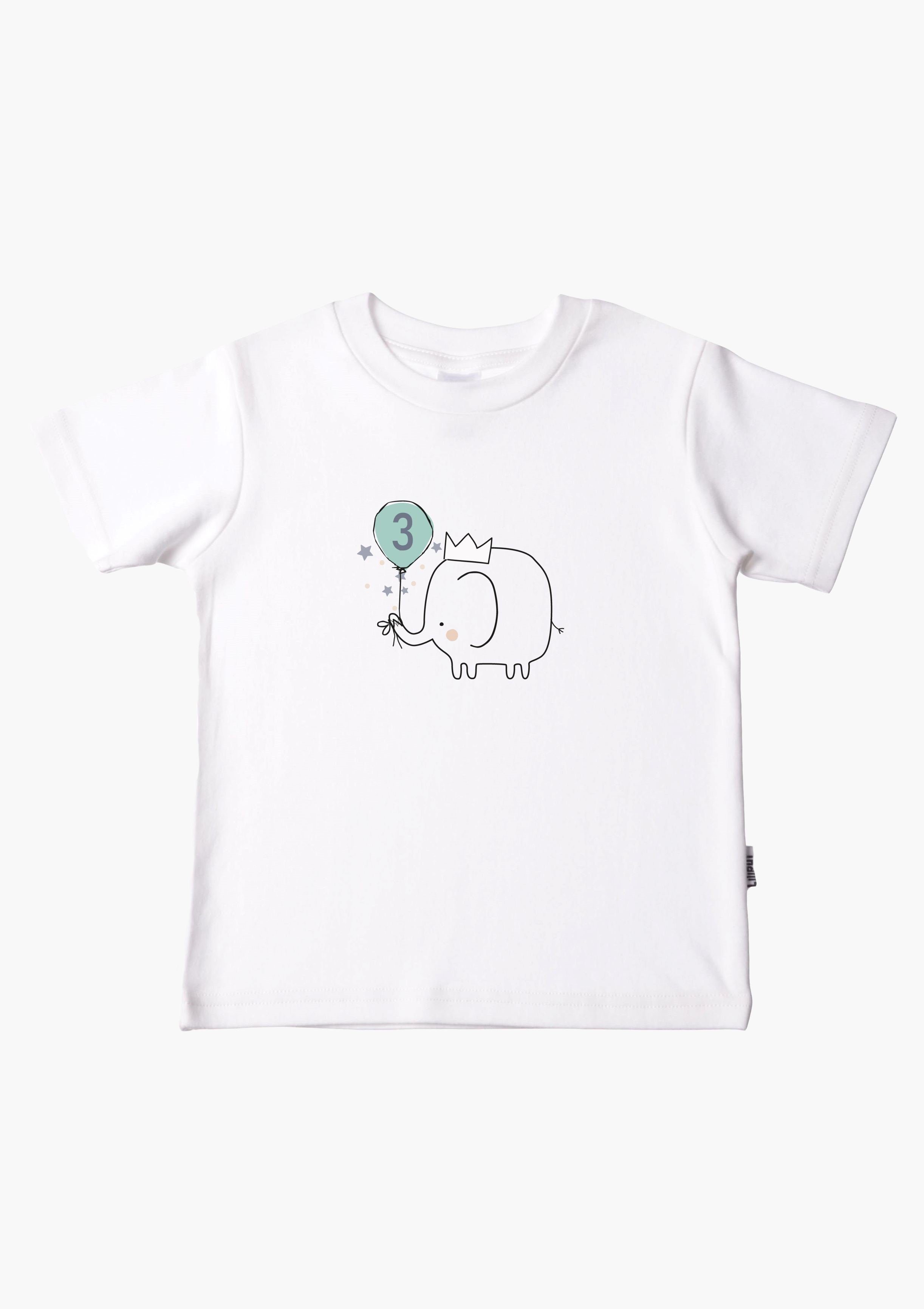 T-Shirt niedlichem Front-Print mit Elefant Liliput 3
