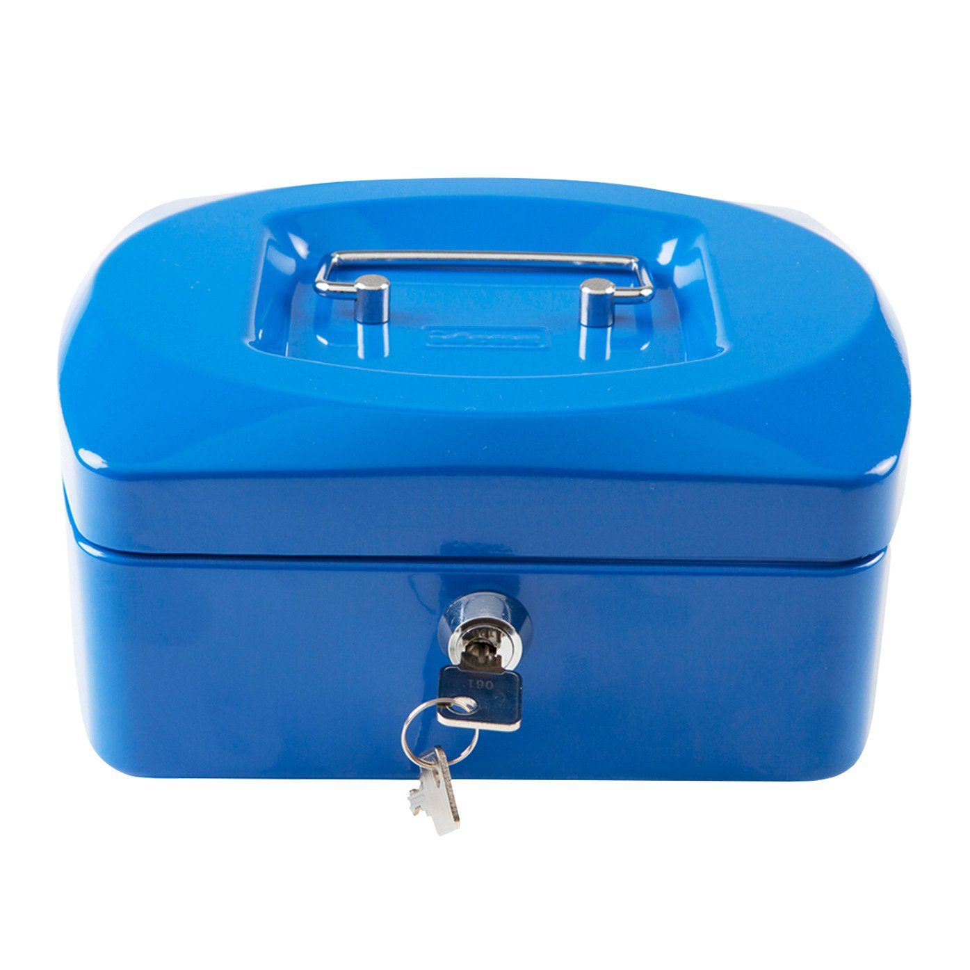 Idena Spardose Idena 50033 - Geldkassette Mini, Größe 125 x 95 x 60 mm, Farbe Blau