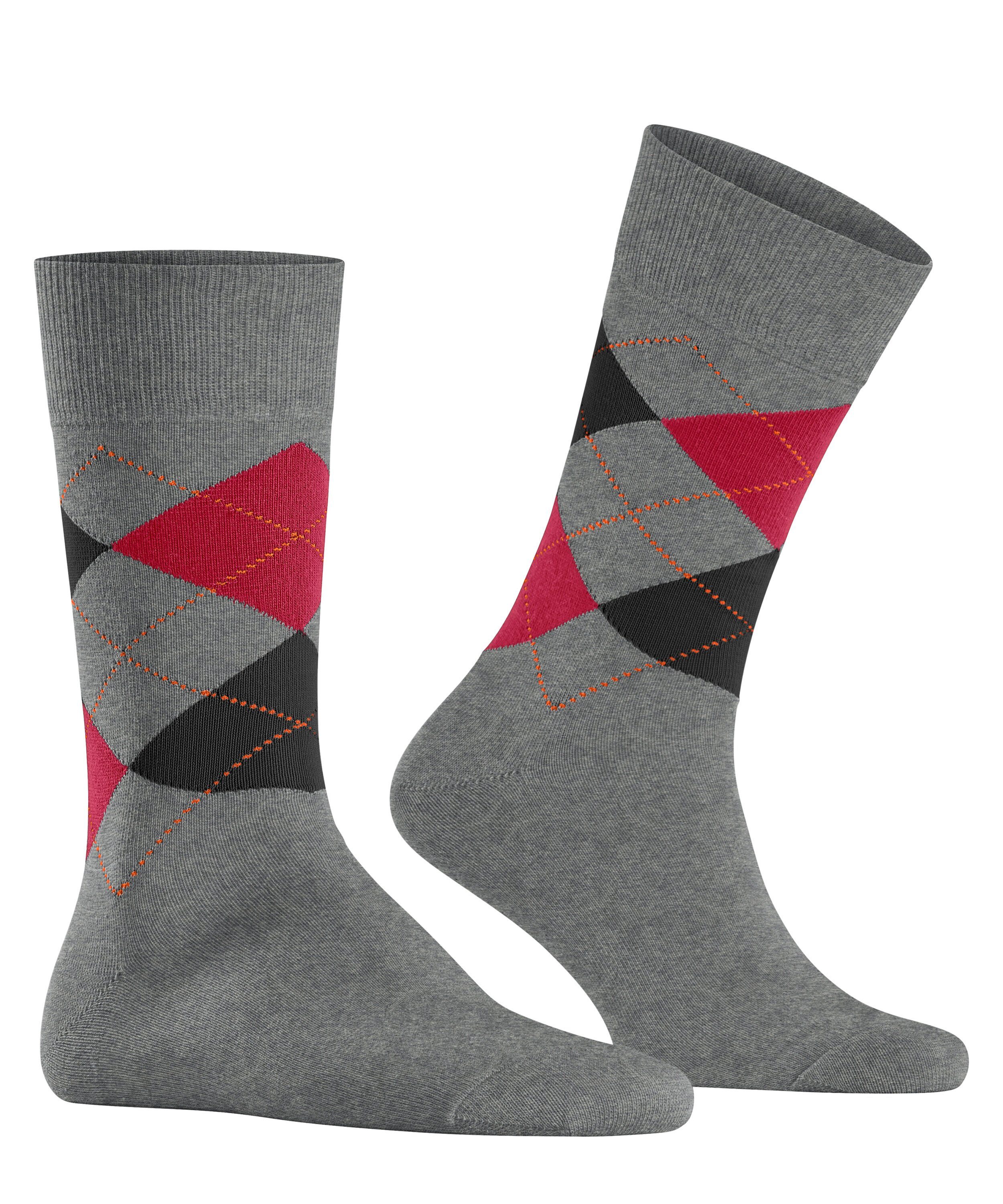 (3975) mel. Socken (1-Paar) Burlington carbon King