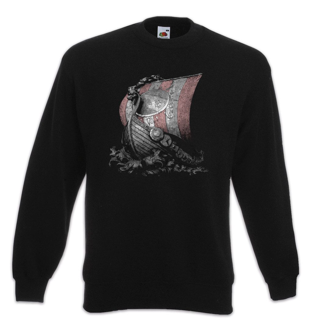 Sweatshirt Viking Ship I Sweatshirt Vikings Schiff Wikinger Langboot Asgard