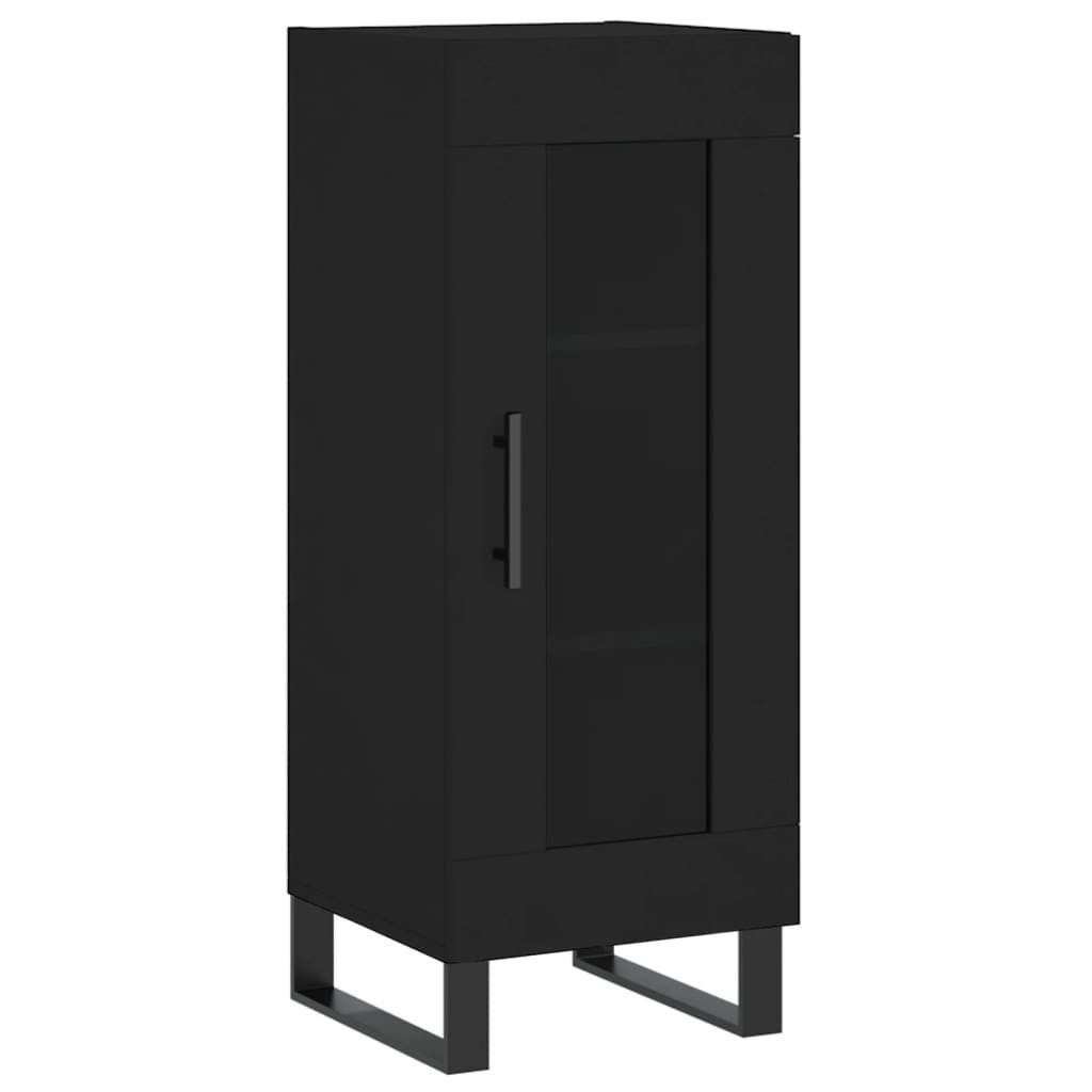 vidaXL Sideboard Sideboard Schwarz 34,5x34x90 cm günstig online kaufen