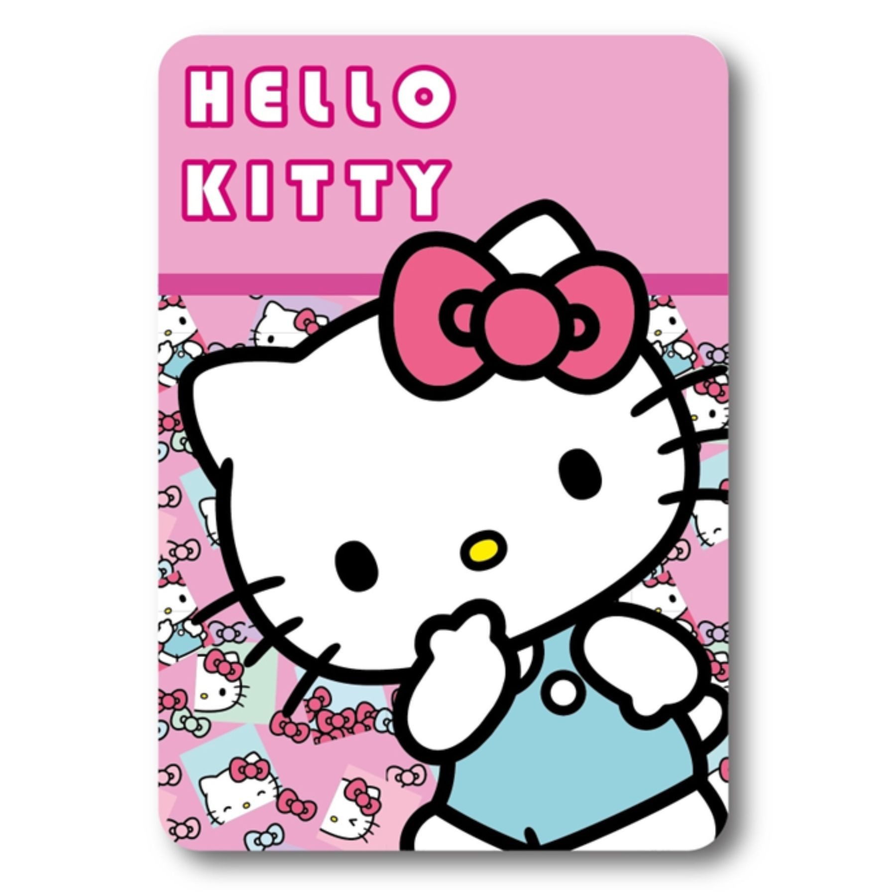 Wohndecke Hello Kitty Fleecedecke Kuscheldecke 100x140 Kinder Decke weich warm, Textiel Trade B.V.