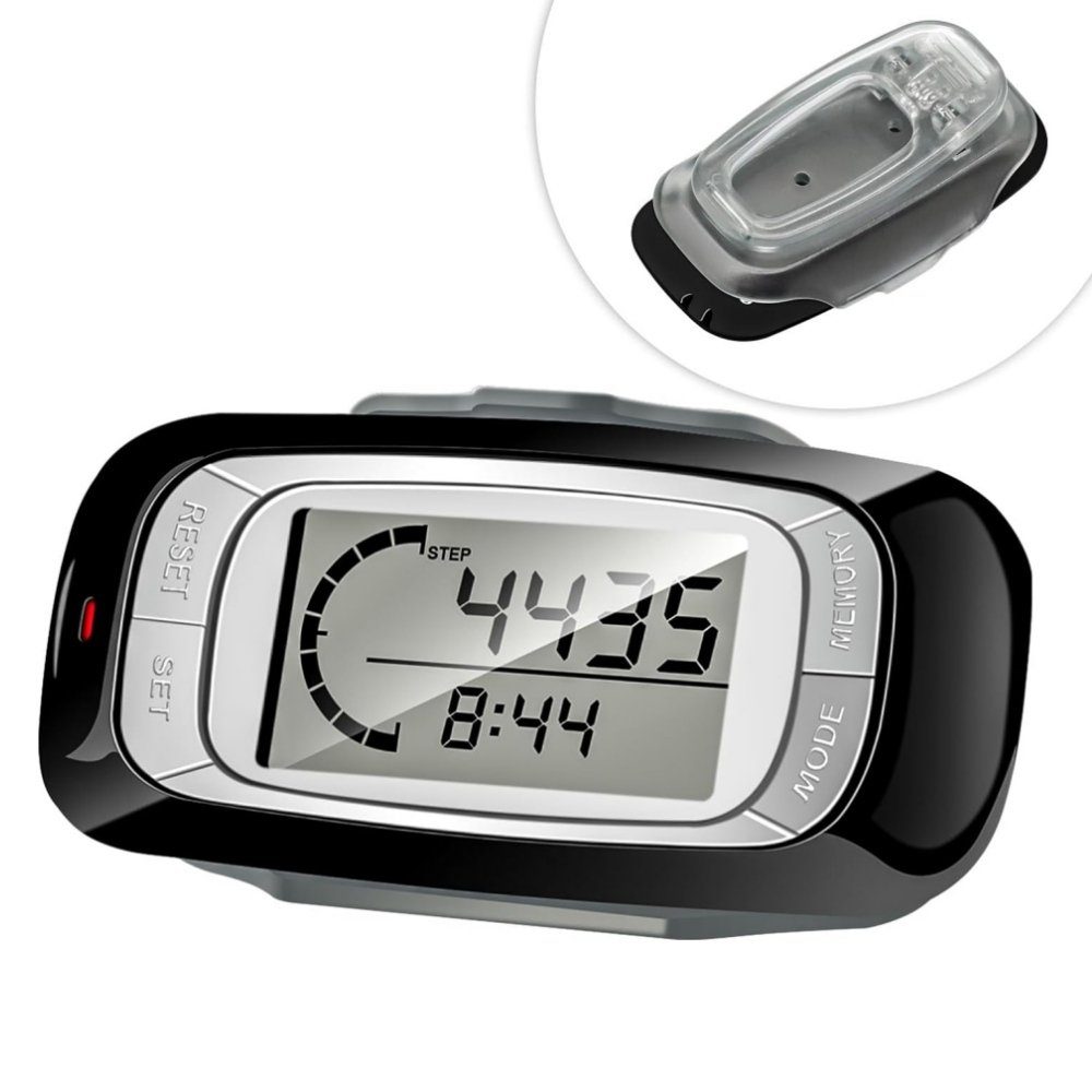 Schrittzähler Clip Einfache Pedometer Fitness Tracker Bedienung Testsieger