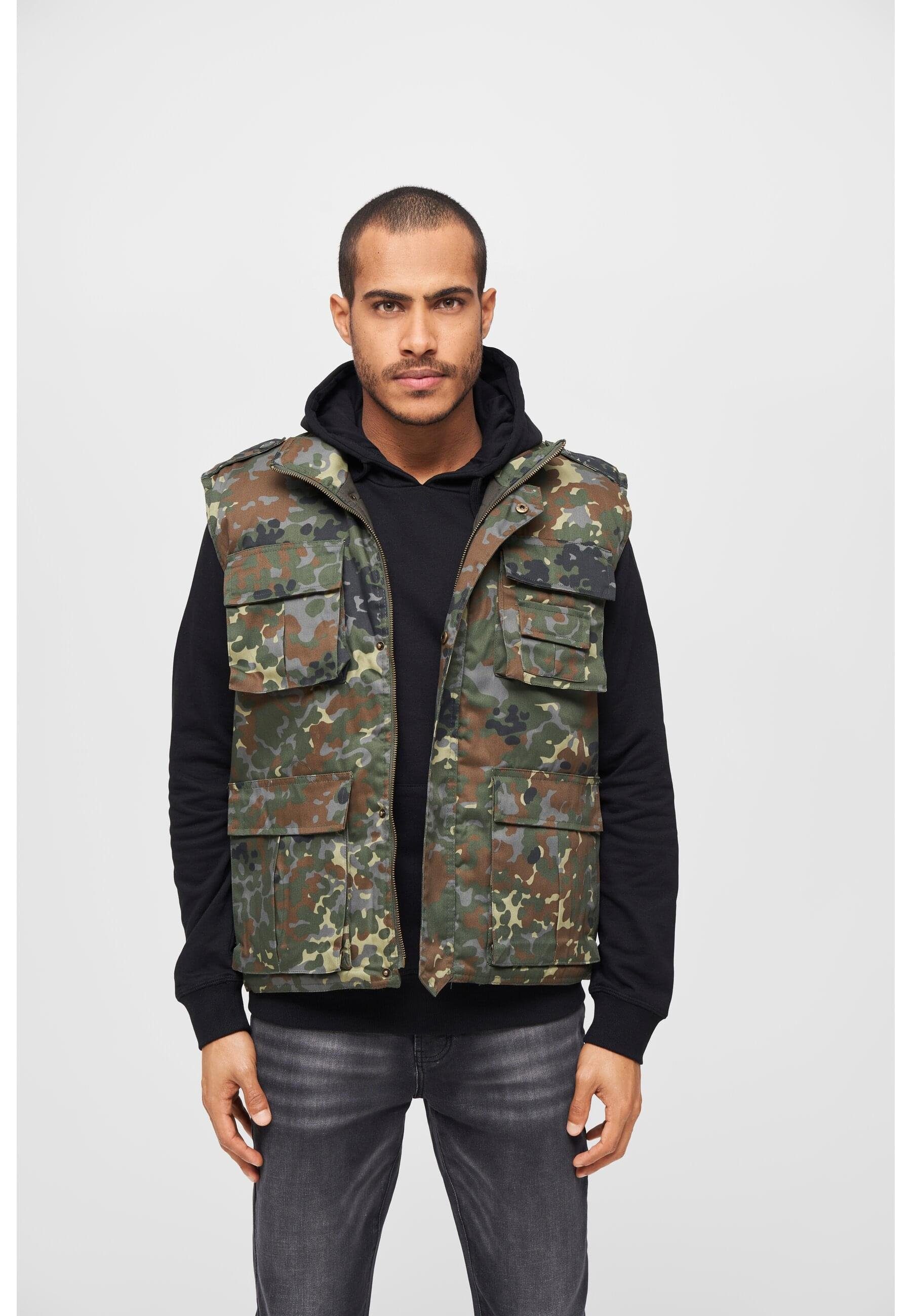 (1-tlg) Herren flecktarn Brandit Vest Jerseyweste Ranger