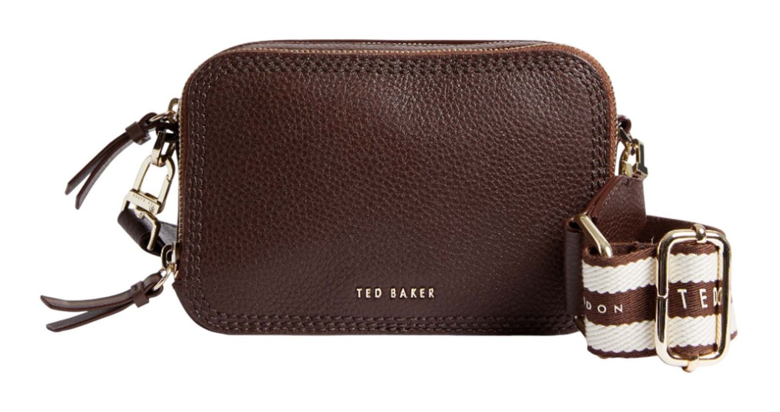 Ted Baker Umhängetasche WILLSA Mini Webbing Leather Crossbody Bag, aus echtem Rindsleder