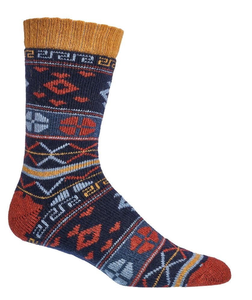 Socken 2 Paar Hygge Wollsocken, kuschelige Norwegersocken für Damen & Herren