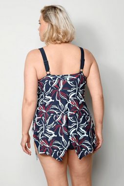 TruYou Soft-BH Tankini Zweiteiler uni Büste gemustertes Unterteil