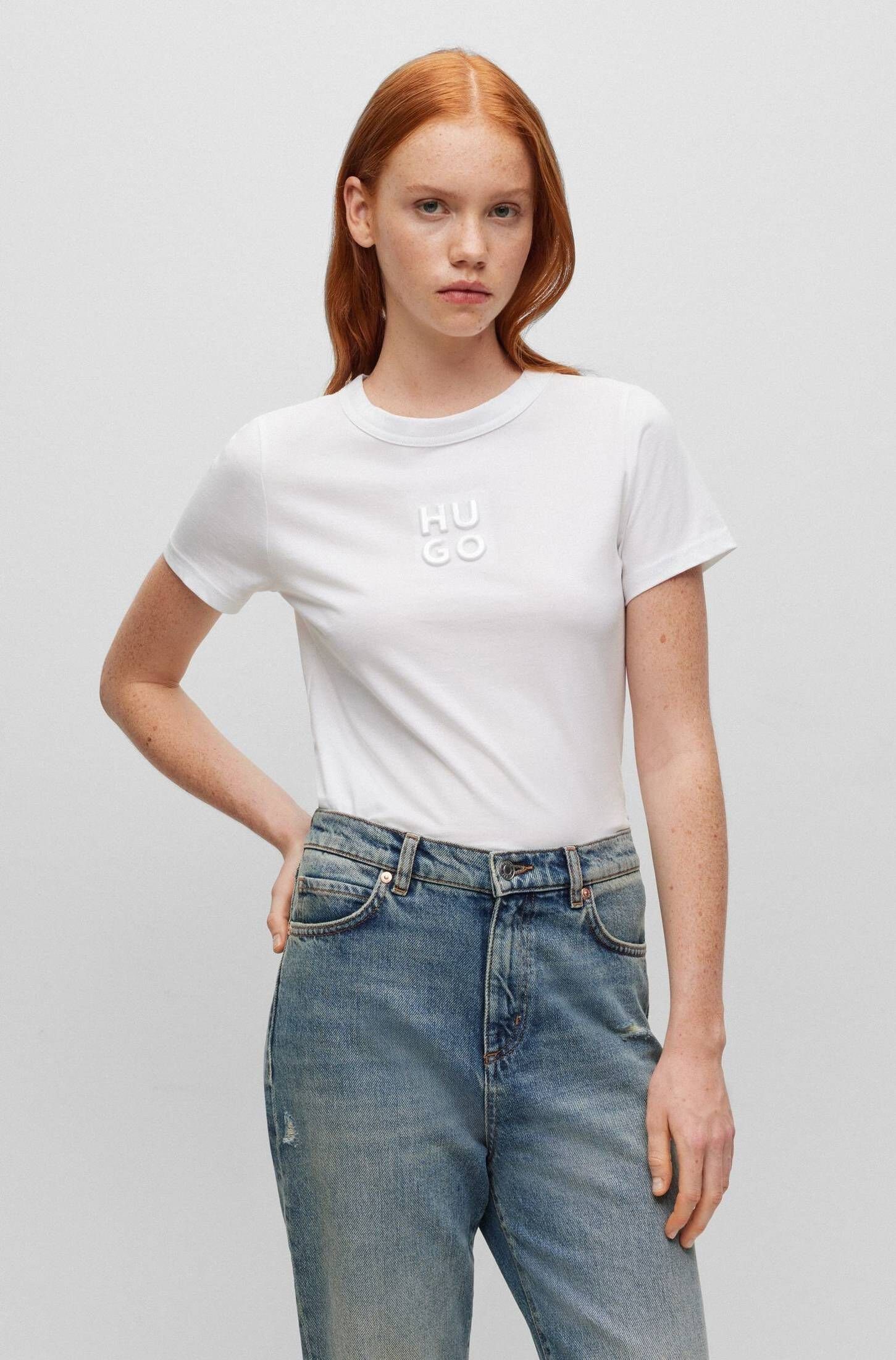 HUGO T-Shirt Damen T-Shirt (1-tlg)