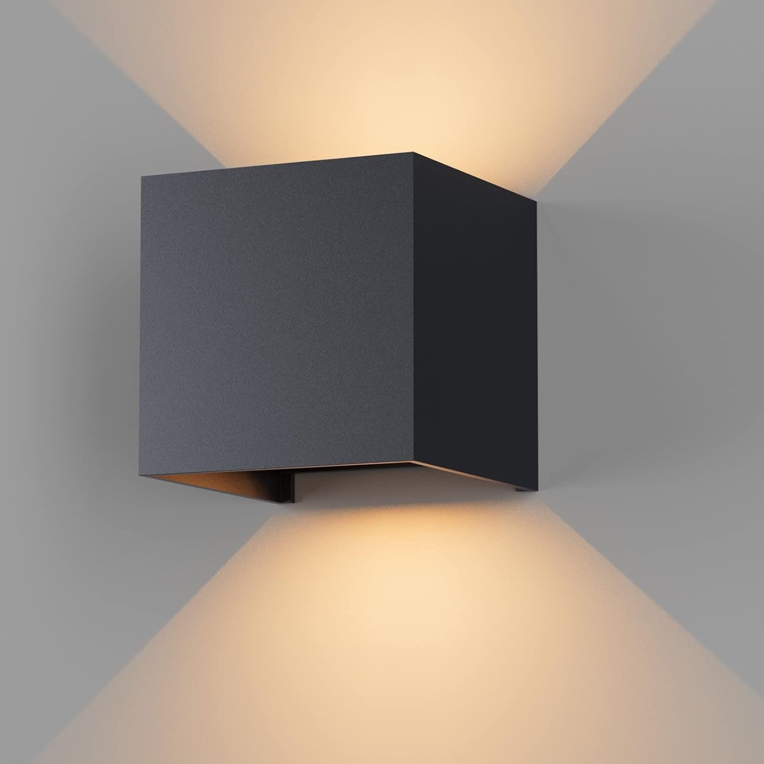 FELIXLEO LED Außen-Wandleuchte K-Bright LED Wandleuchte 12W IP65 Warmweiß 3000K Außenlampe