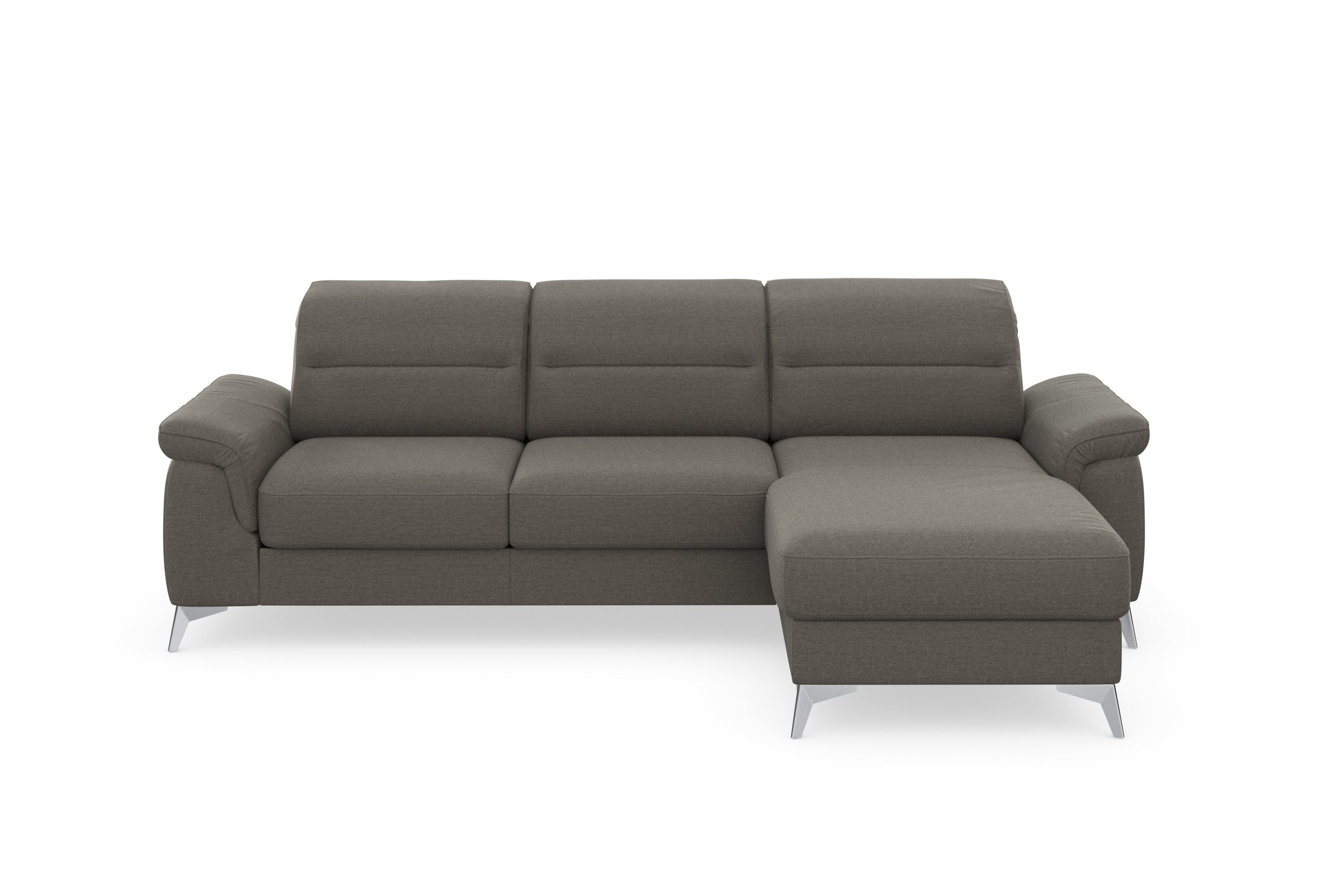 sit&more Ecksofa Sinatra, mit und mit optinal Recamiere, Kopfteilverstellung Armteilfunktion