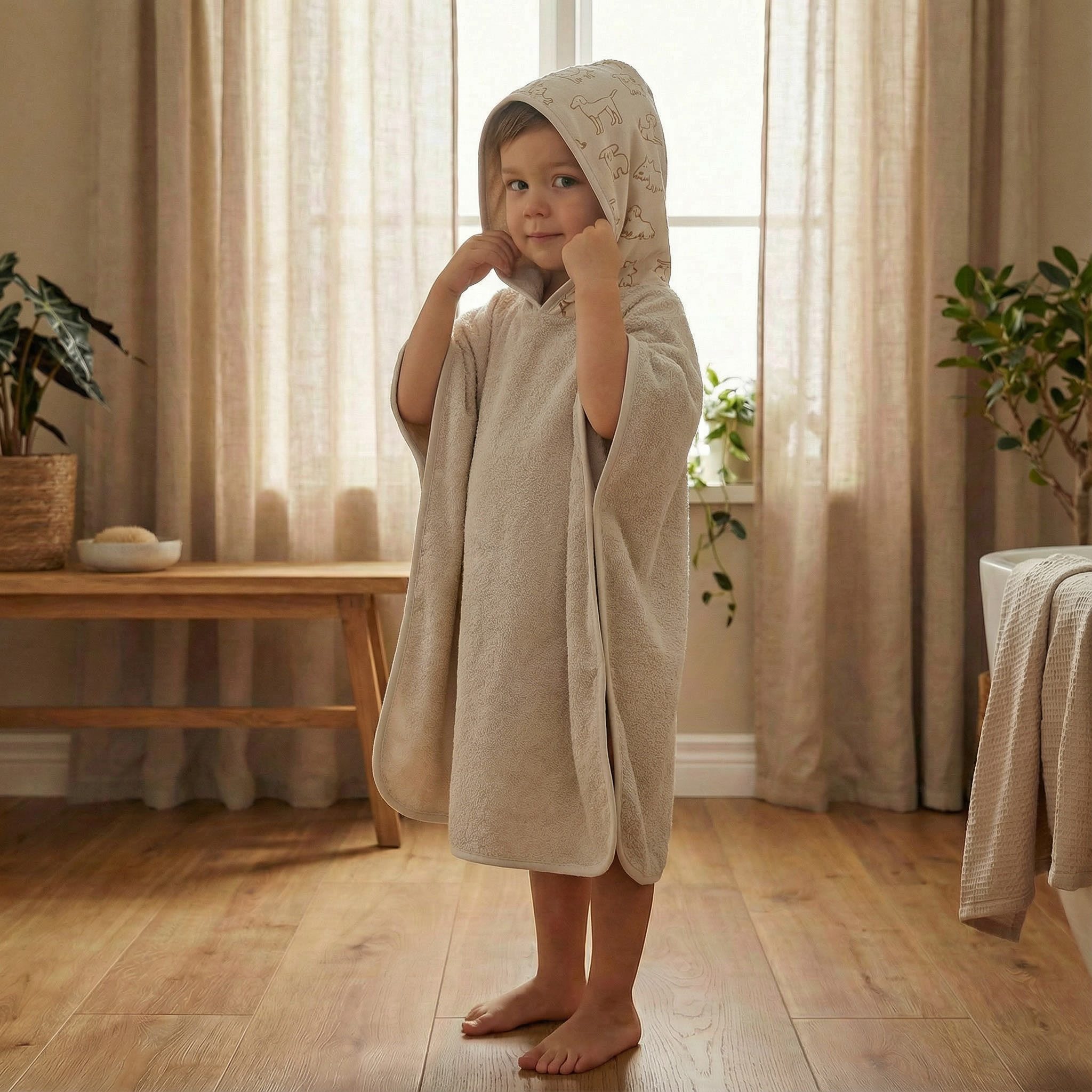 Fillikid Badetuch Badeponcho, (1-St)
