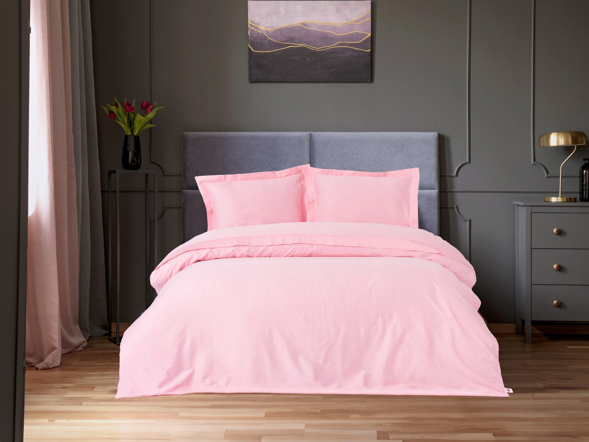 L'Essentiel Maison Bettwäsche Set, satin, 2 teilig, Langlebige Qualität, Recycelbar