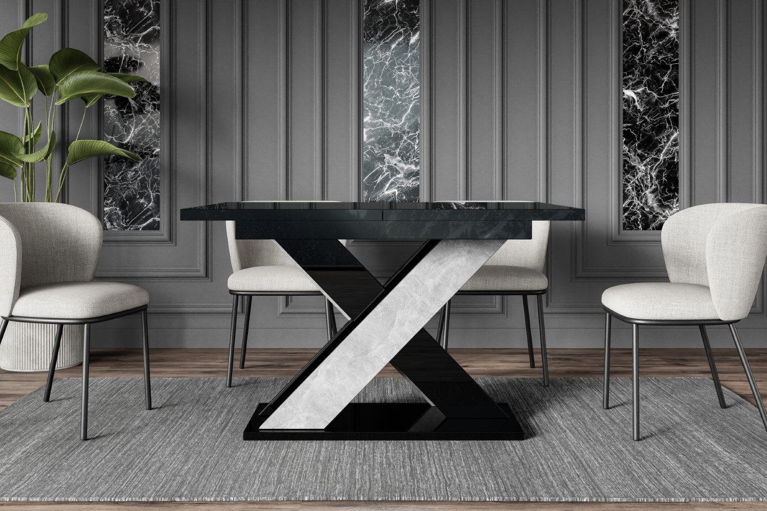 ALTDECOR Esstisch AOX (Esstisch ausziehbar, Esszimmertische, günstig online kaufen