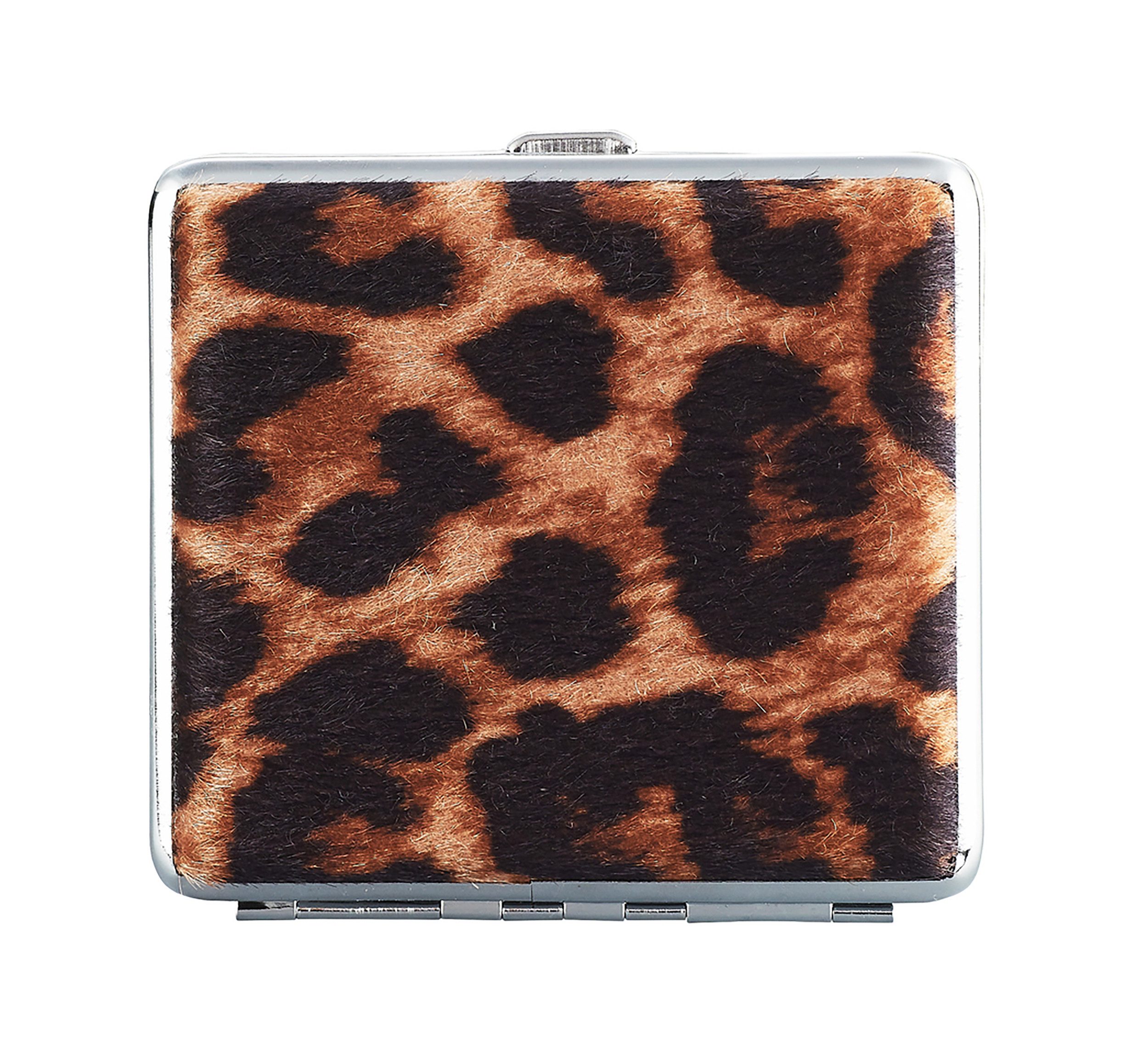 CHAMP Tabakbeutel ZIGARETTENETUI "Animal" für 20 Zigaretten Plüsch aus Meta günstig online kaufen
