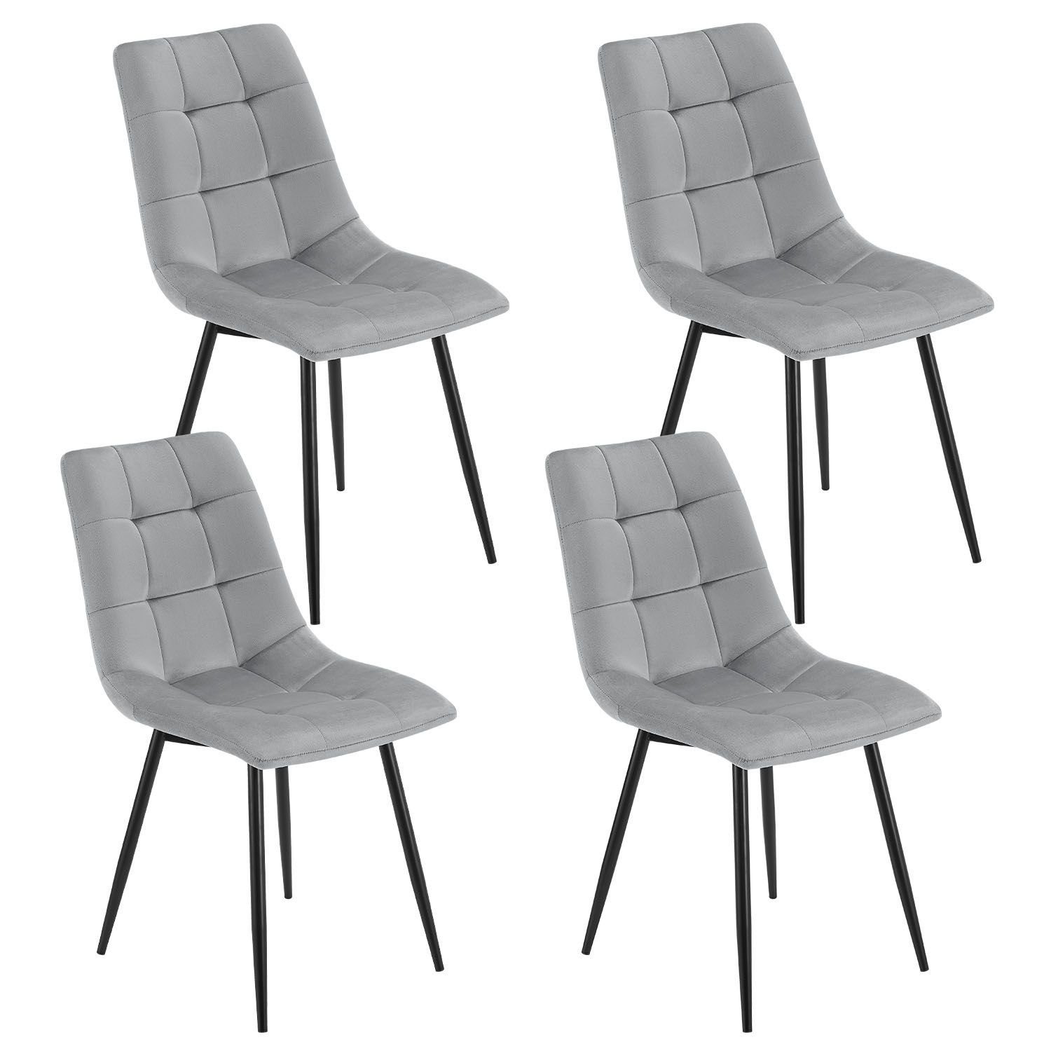Juskys Esszimmerstuhl Blanca (4 St), bequeme günstig online kaufen