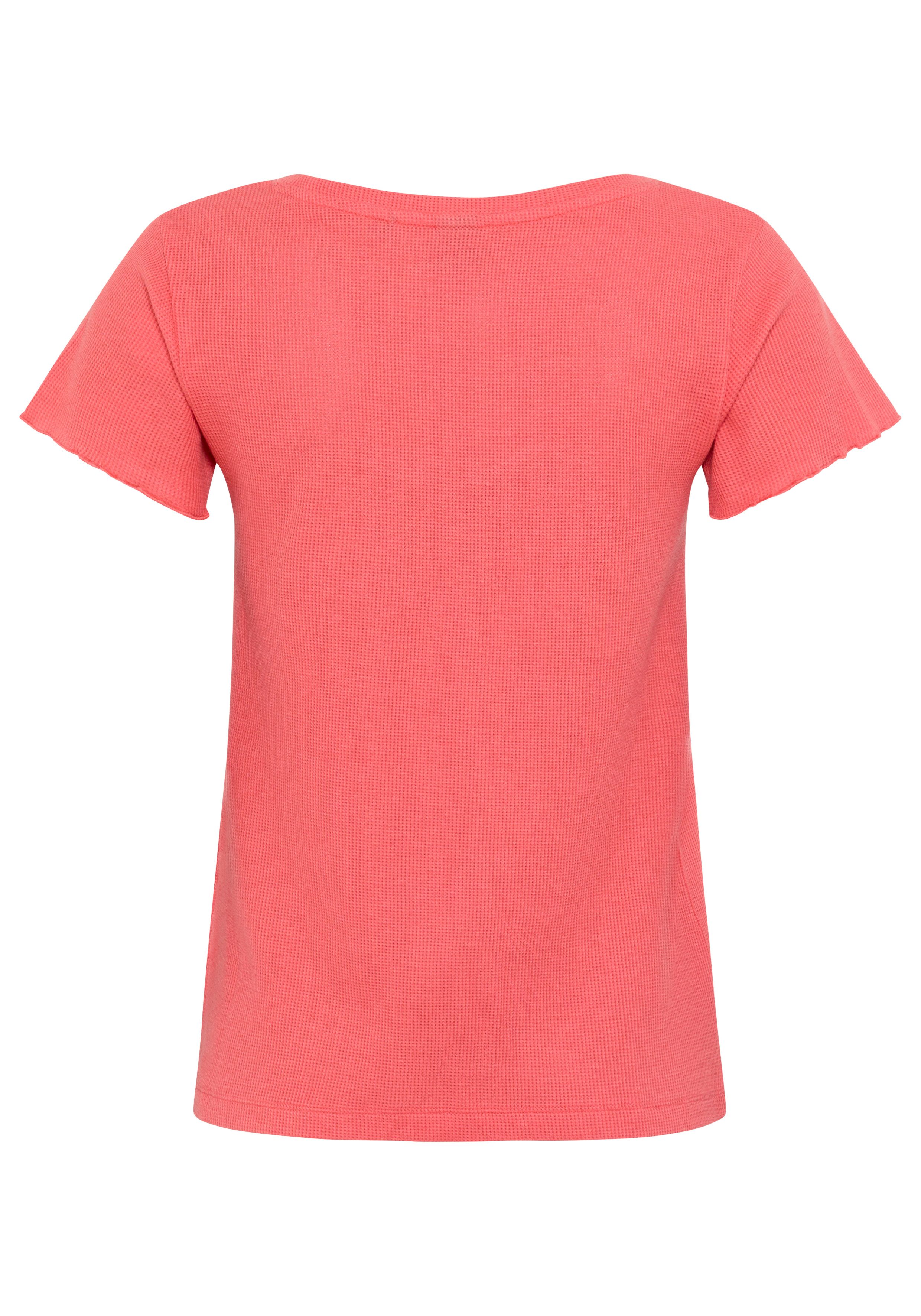 BOSS Pyjamaoberteil Cosy Waffle_T-Shirt aus Baumwoll-Mix mit Waffelstruktur