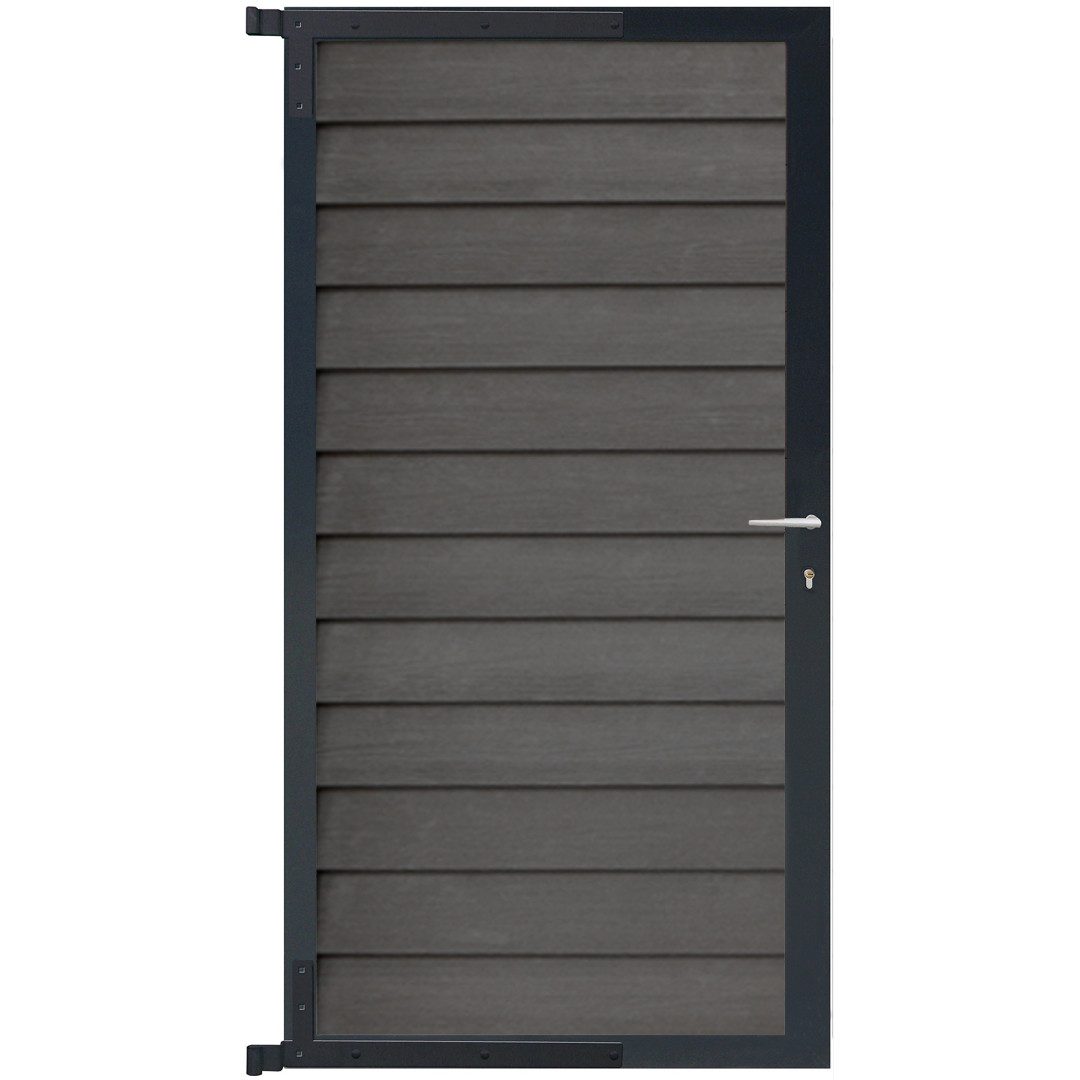 GartenLand Zauneinzeltür Tor für Steckzaun Schwedenprofil ca. 90x175 cm, (Set, Ohne Pfosten)