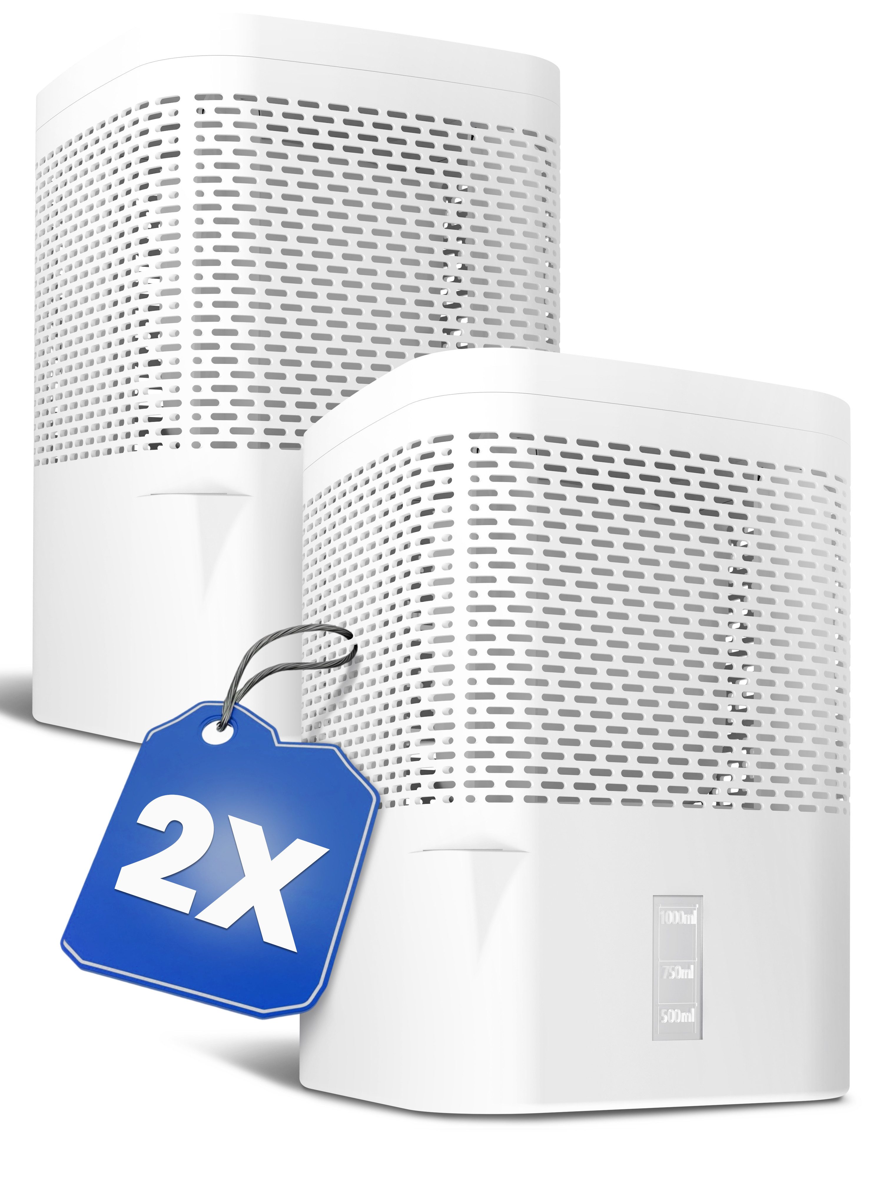 BonAura Luftentfeuchter ohne Strom, für 55 m³ Räume, 2x 680g Granualt, Schu günstig online kaufen