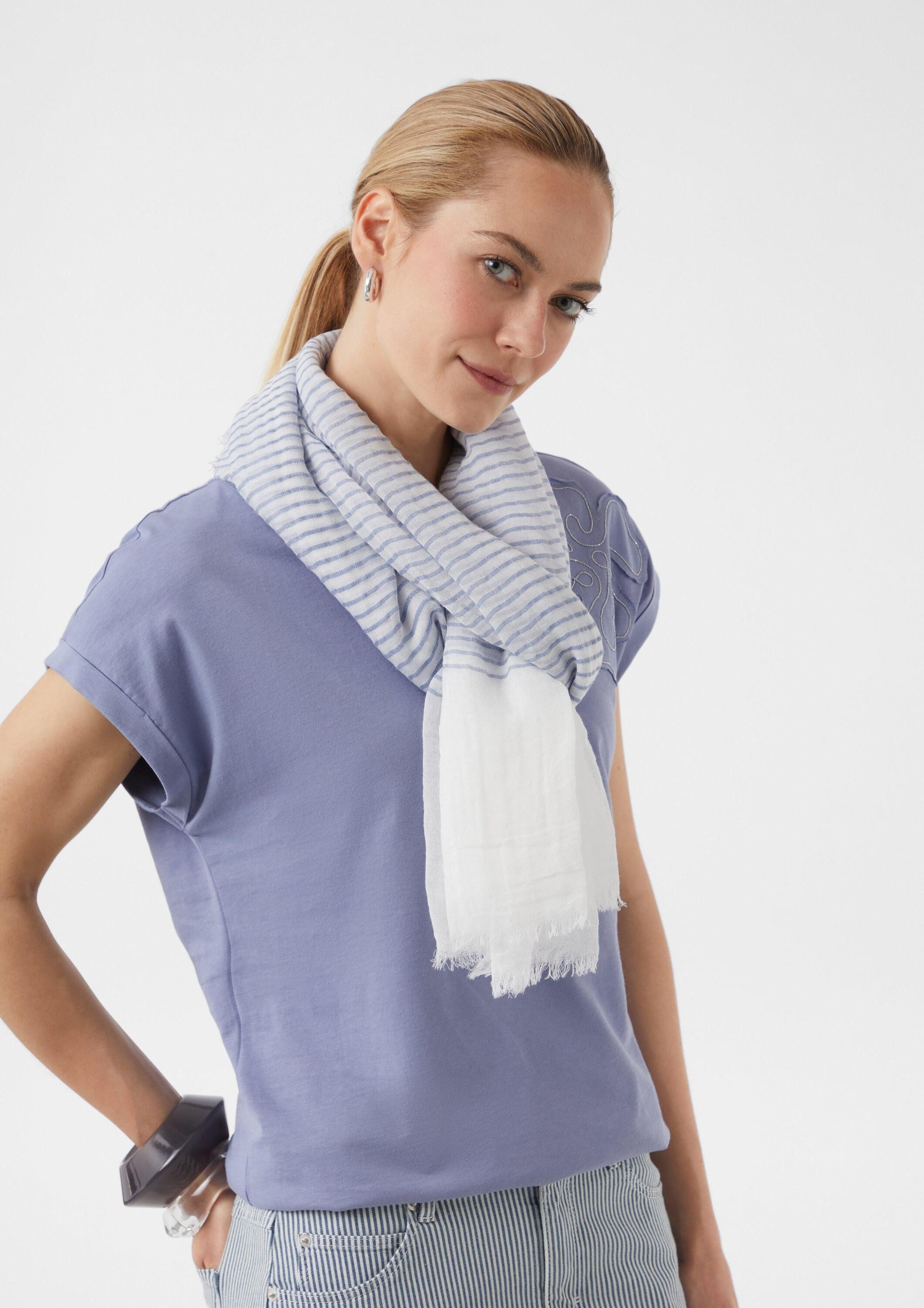 comma Schal Tuch, Gestreifter Schal mit günstig online kaufen