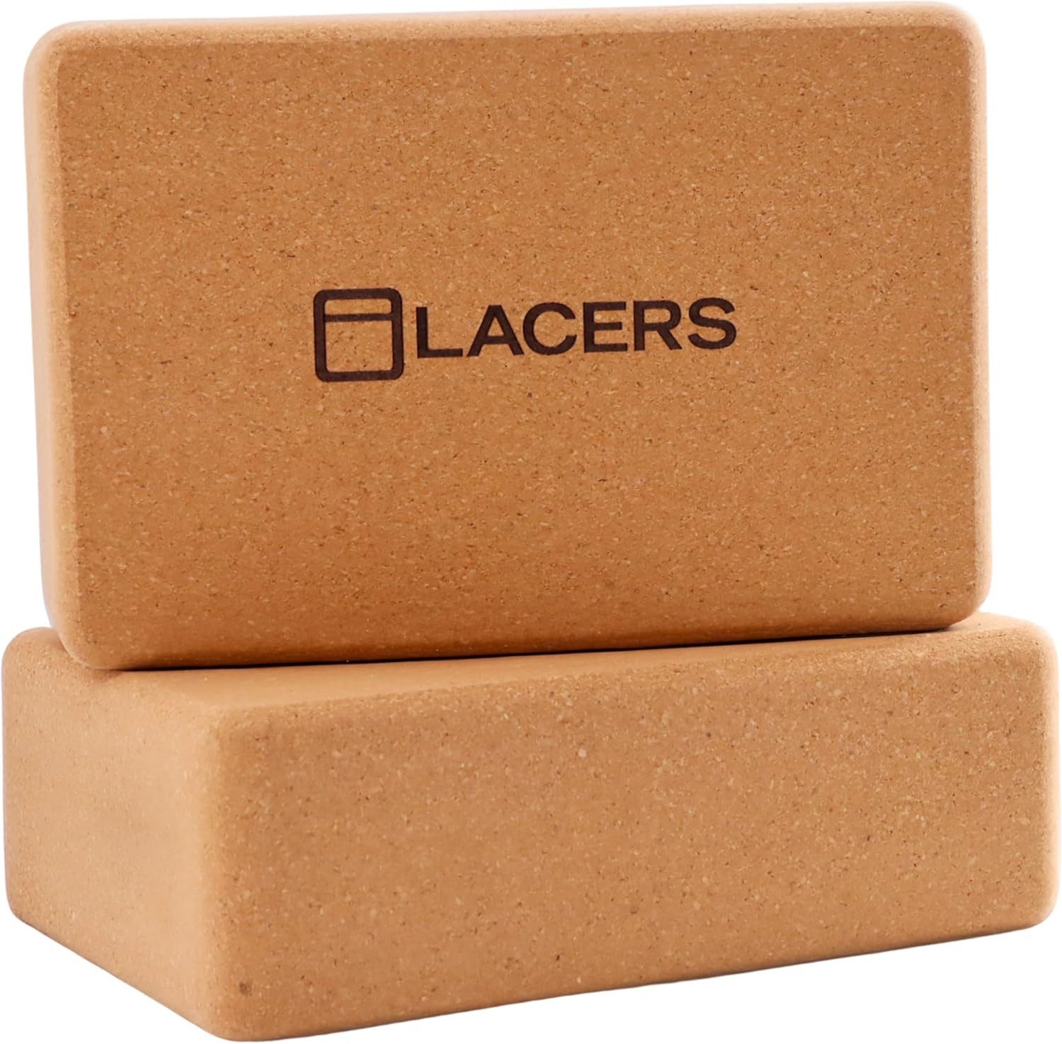 Yogablock PetrolLine Yoga Block Kork 2er Set-für Yoga, Pilates & Meditation
