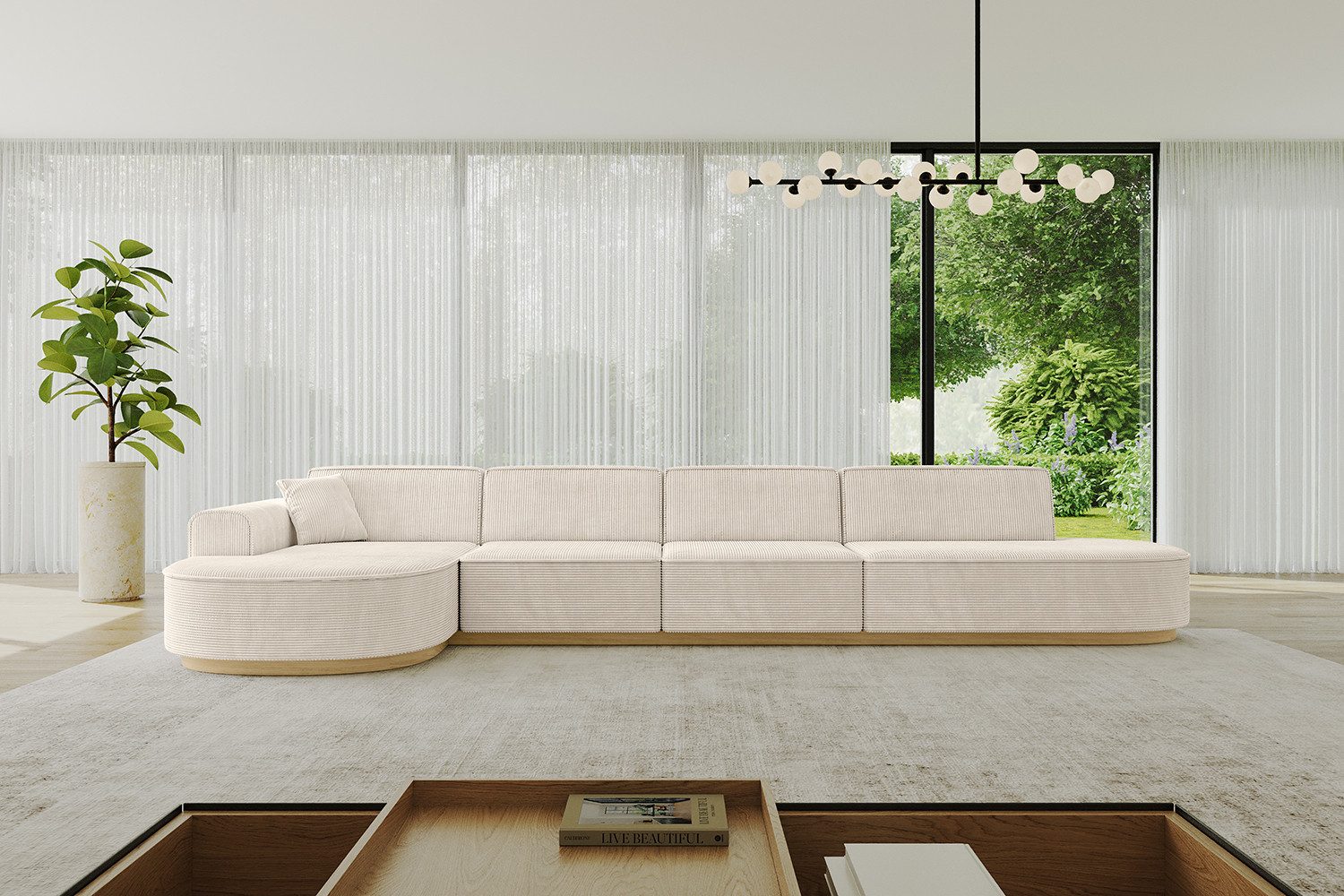 ALTDECOR Ecksofa MARI-L3-v2, Sofa Praktische Bequeme Funktionsecke Couch L-Form Eckcouch, Corner Sofa L-Form Vielseitige Sofa Wohnlandschaft Wohnzimmer