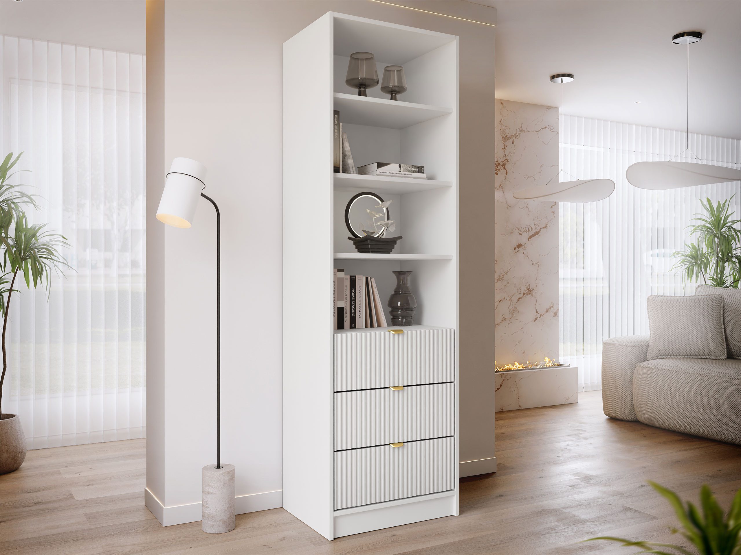 MIRJAN24 Regal Tireno 3SZ, Aluminiumgriffe in günstig online kaufen
