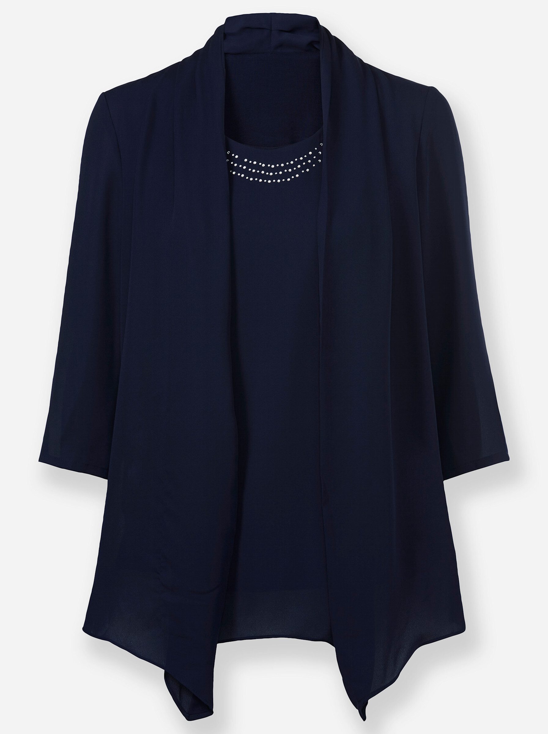 Witt Klassische Bluse Crêpebluse .