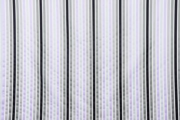 Prestigious Textiles Stoff Dekostoff Satinoptik Längsstreifen grau taupe flieder schwarz weiß