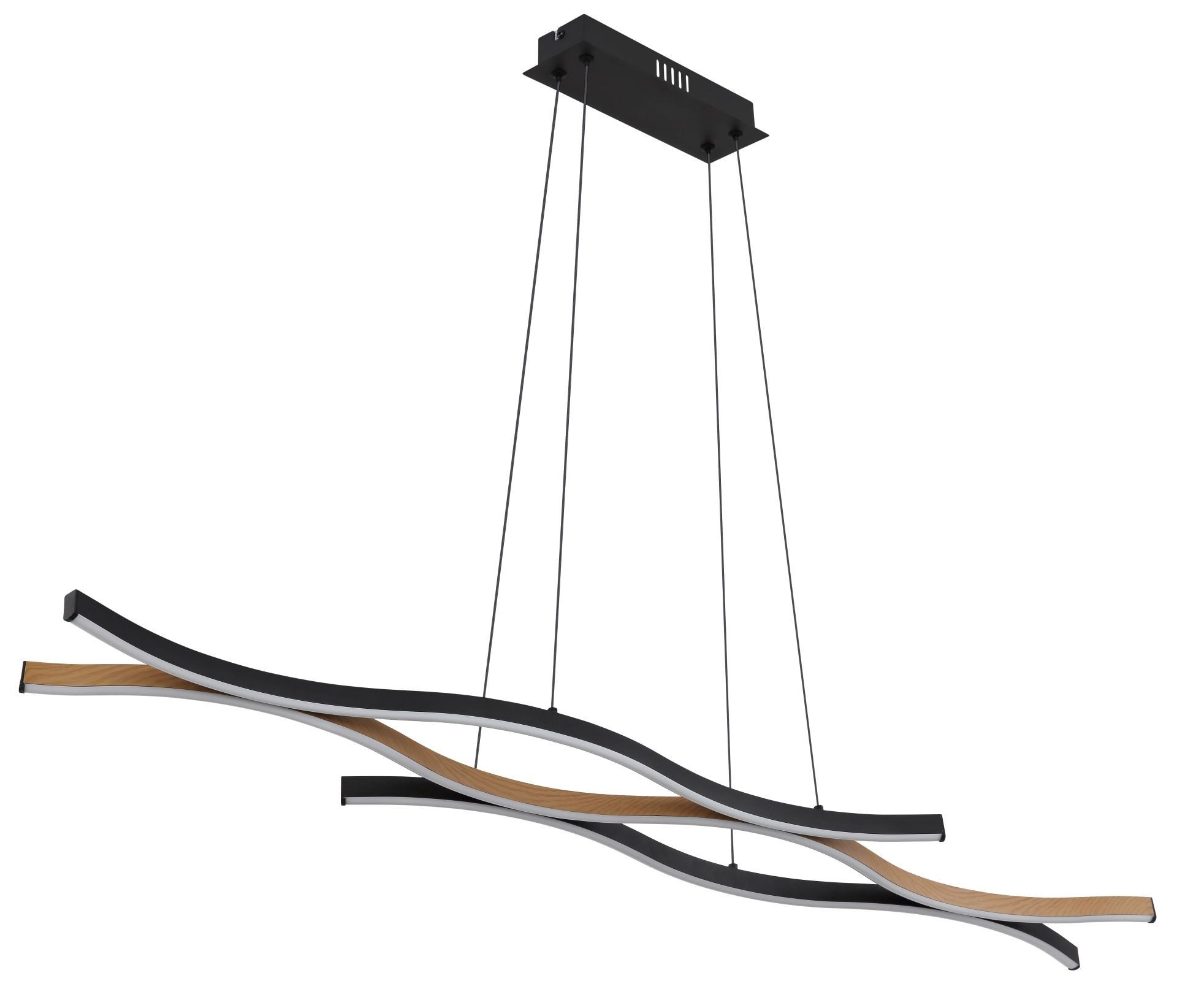 GLOBO LIGHTING Hängeleuchte GERONIMO, LED fest integriert, Warmweiß, Hängelampe, höhenverstellbar, Esstisch