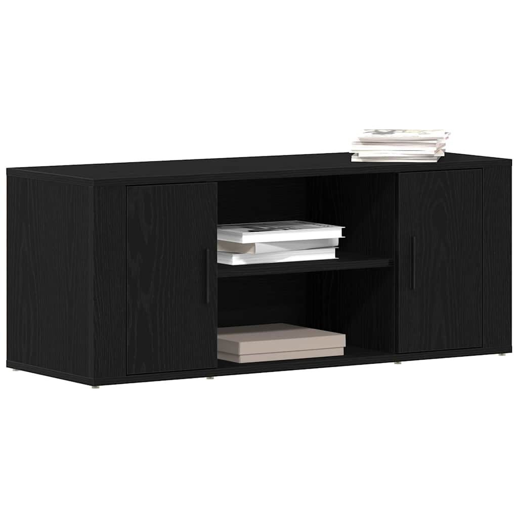 vidaXL TV-Schrank TV-Schränk Schwarz Eichen-Optik 100 x 35 x 40 cm Holzwerk günstig online kaufen