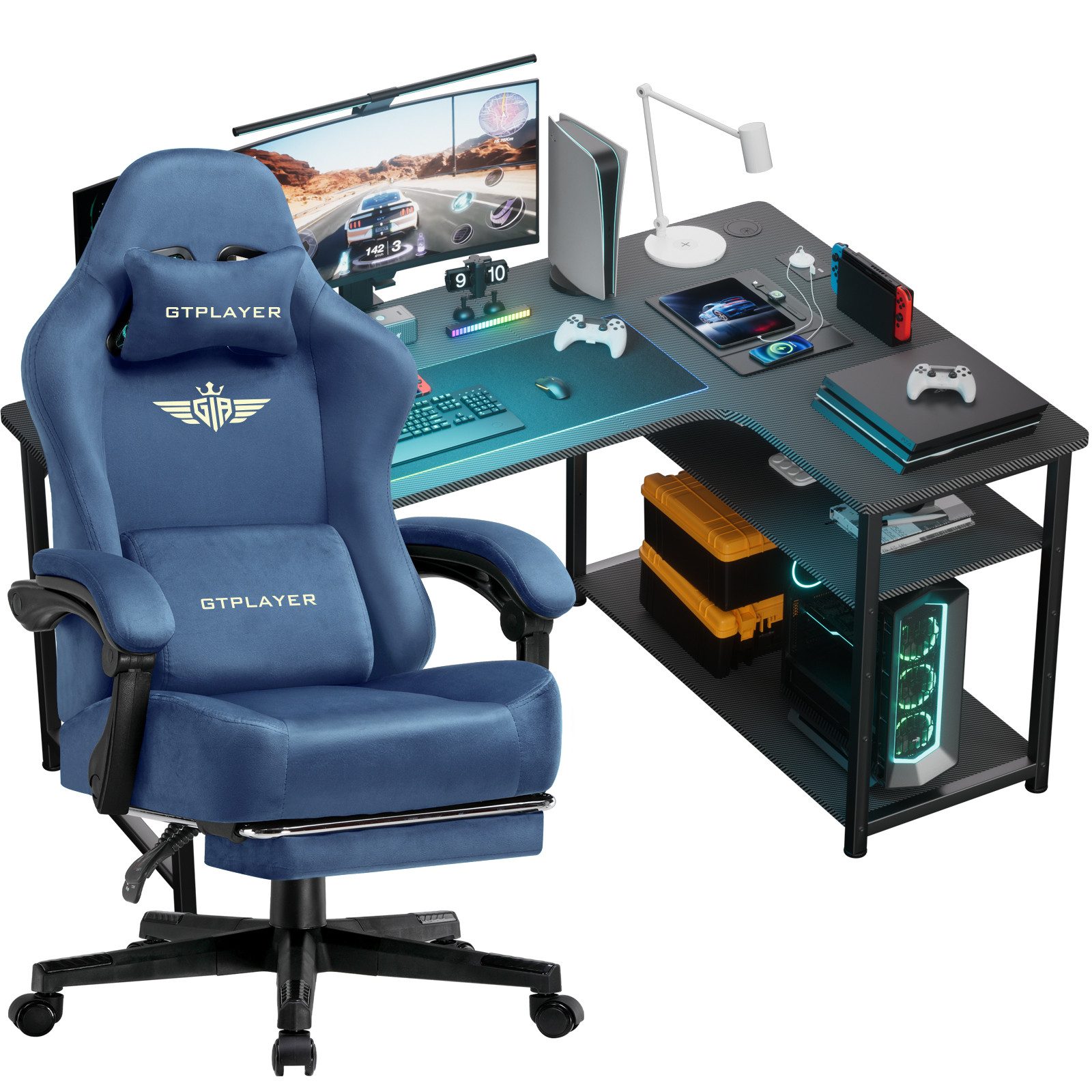 GTPLAYER Gamingtisch Gaming Tisch + Gaming günstig online kaufen