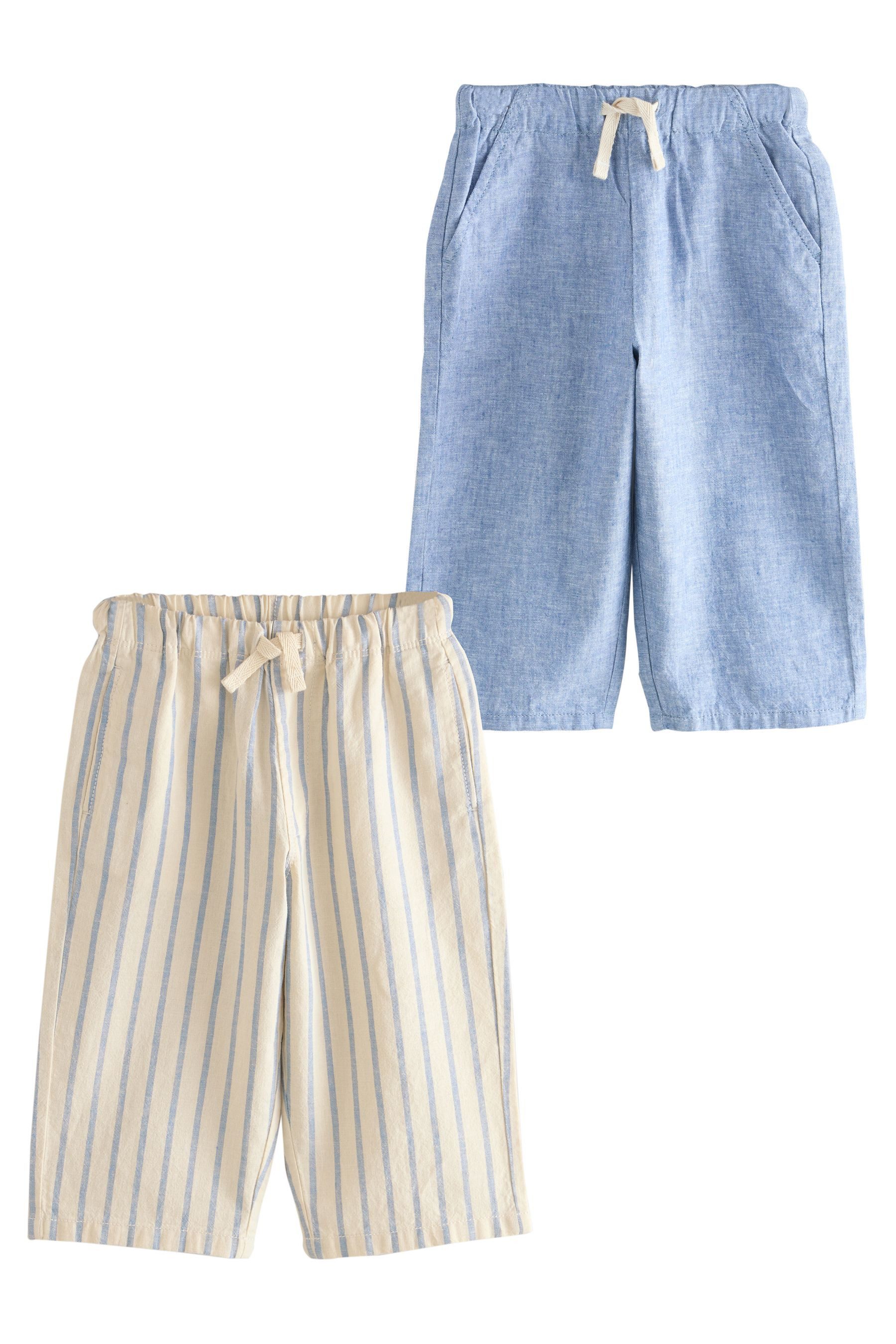 Next Stoffhose Leinenhose im 2er-Pack (2-tlg)