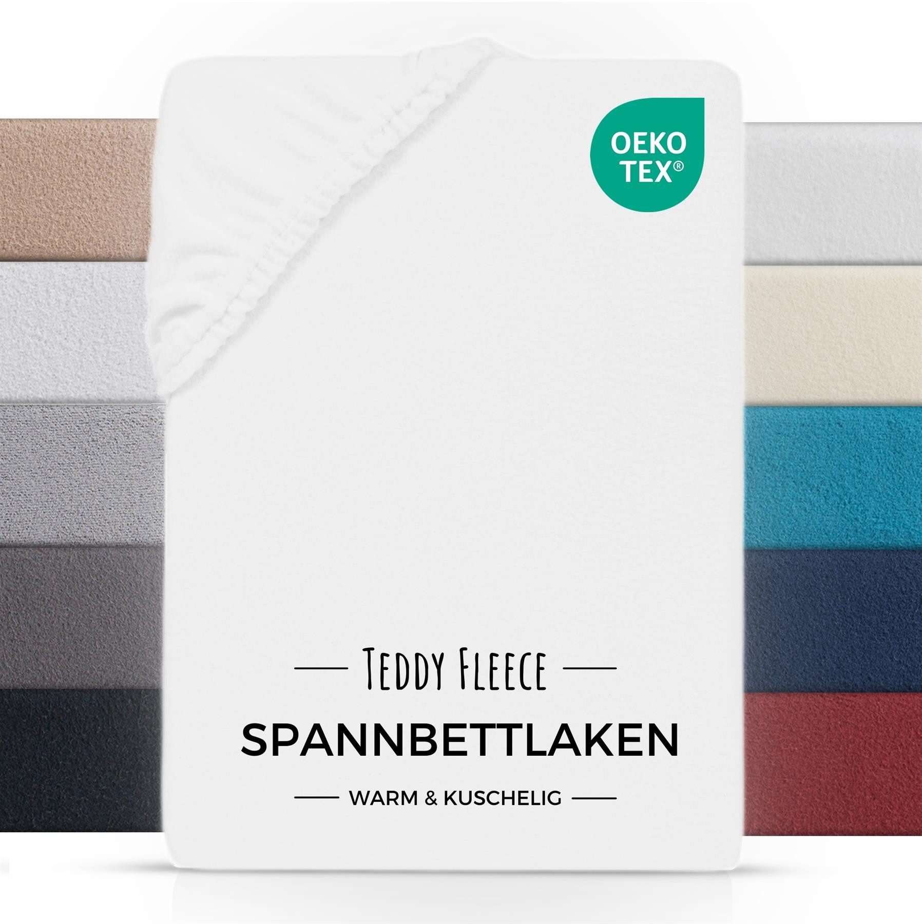 Carpe Sonno Spannbettlaken Teddy Fleece Winter Bettlaken 90x200 100x200 140 günstig online kaufen