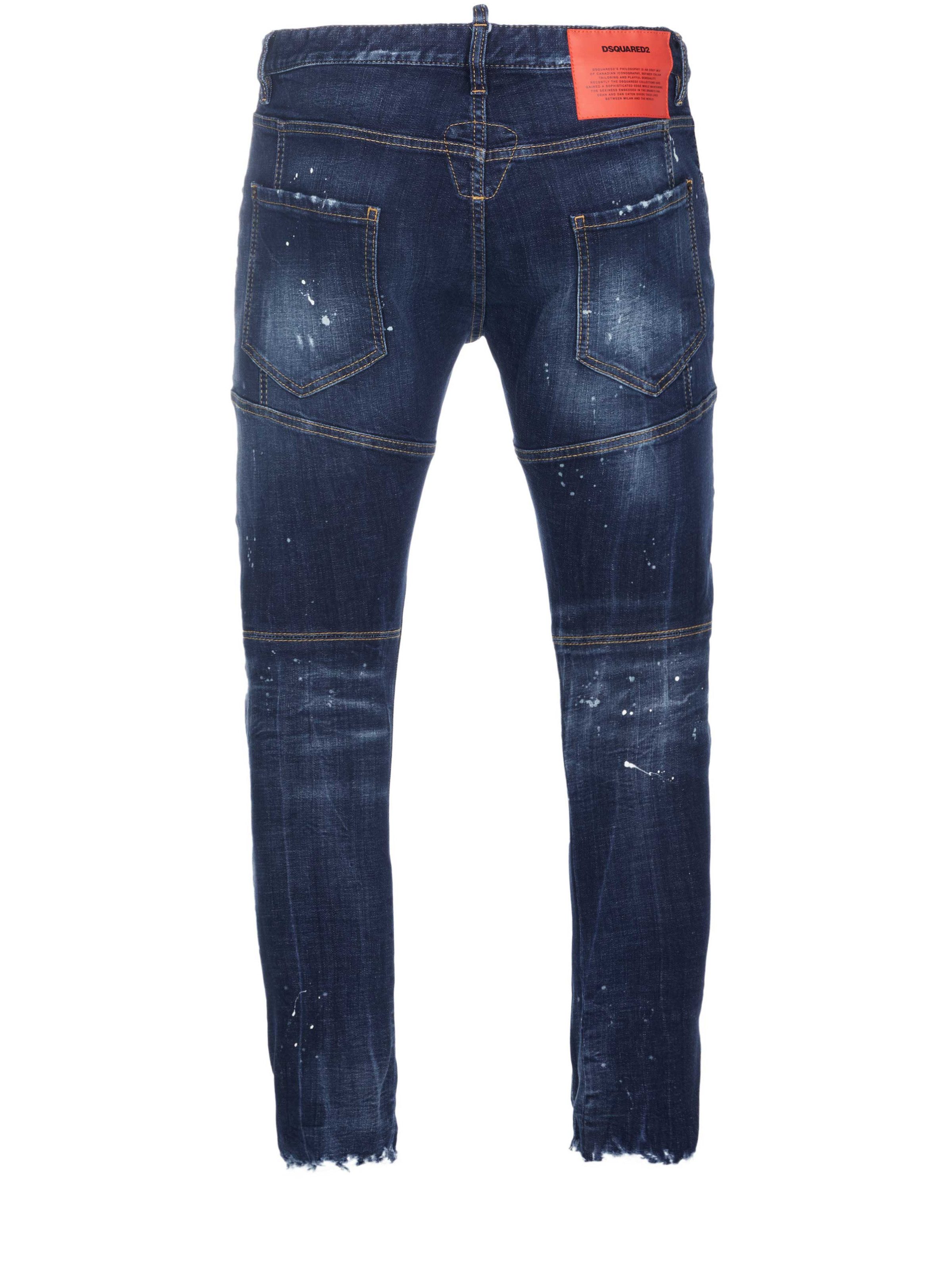 Dsquared2 Slim-fit-Jeans Dsquared2 Tidy Biker Jeans blau günstig online kaufen