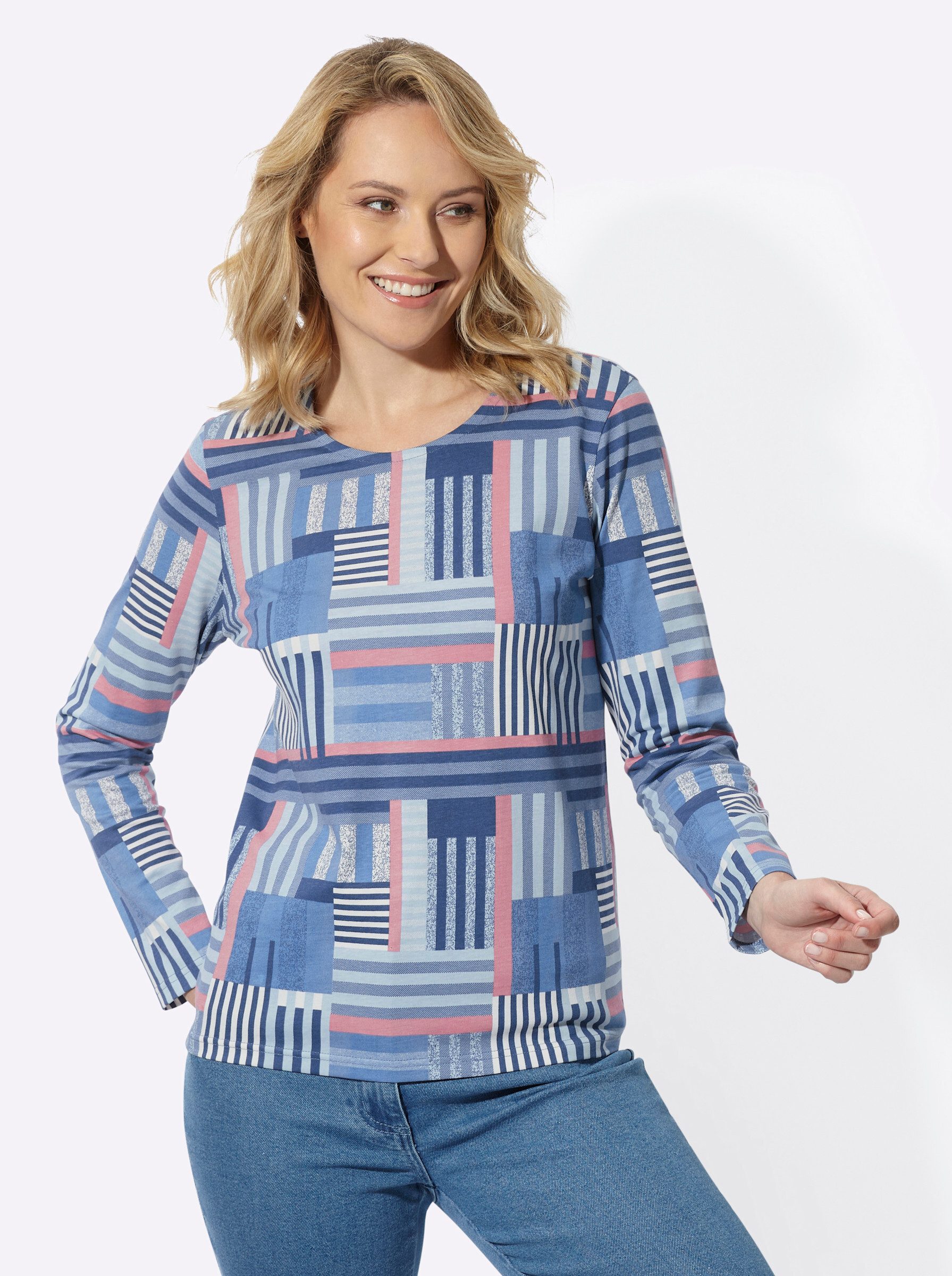 T-Shirt Langarm-Shirt Langarm