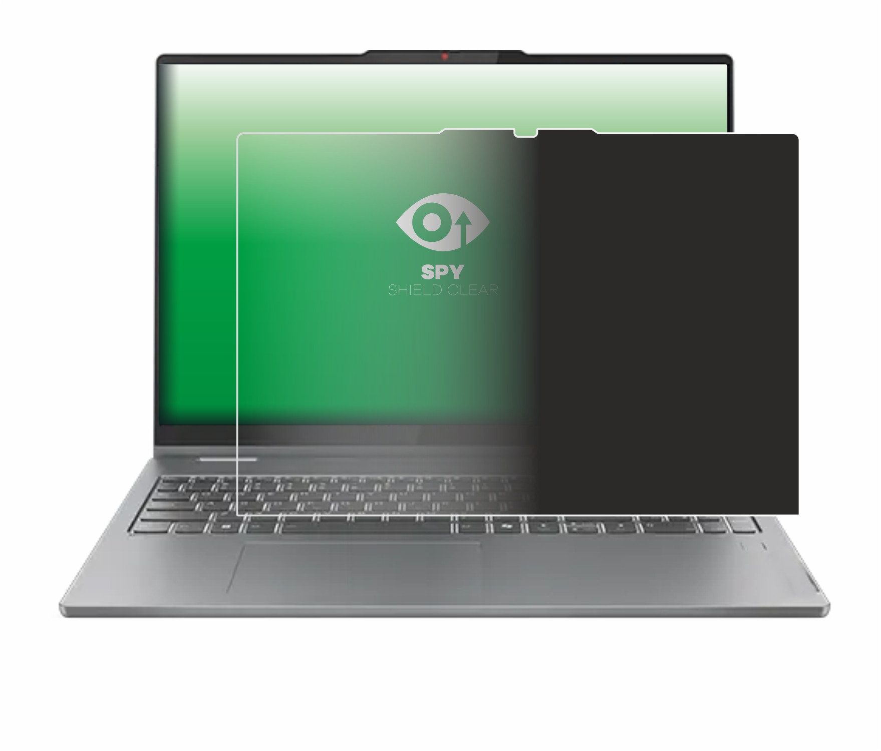 upscreen Displayschutzfolie Sichtschutzfolie für Lenovo IdeaPad 5 2-in-1 Gen 9 16", Anti-Spy Privacy Sichtschutz Blickschutzfolie Blaulicht-Schutz