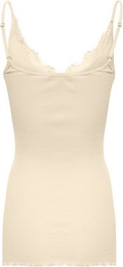 Saint Tropez Spaghettitop SZ-MAYA STRAP TOP mit Seidenanteil