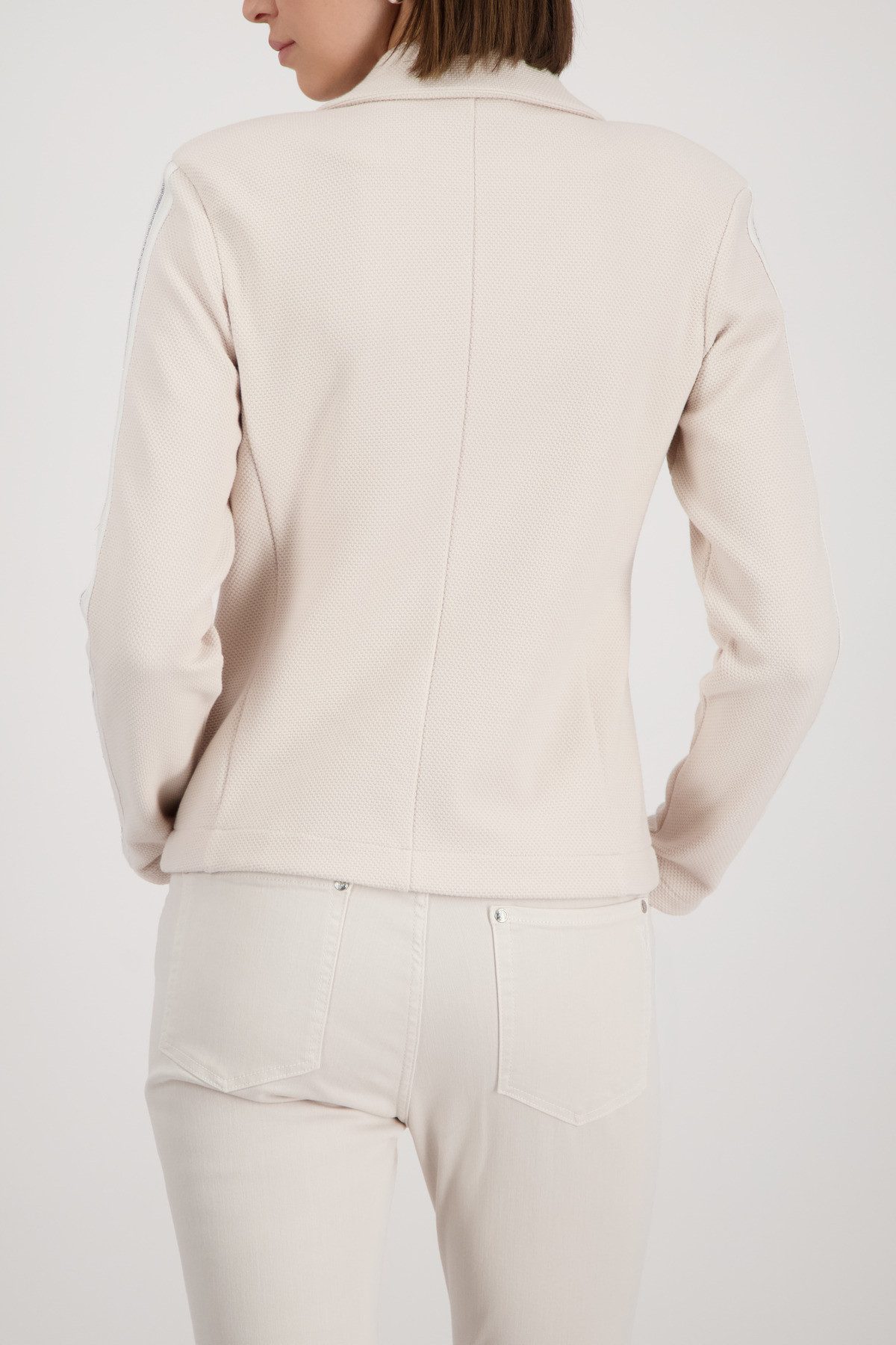 Monari Blouson Basic Piquee Regular fit mit Reverskragen