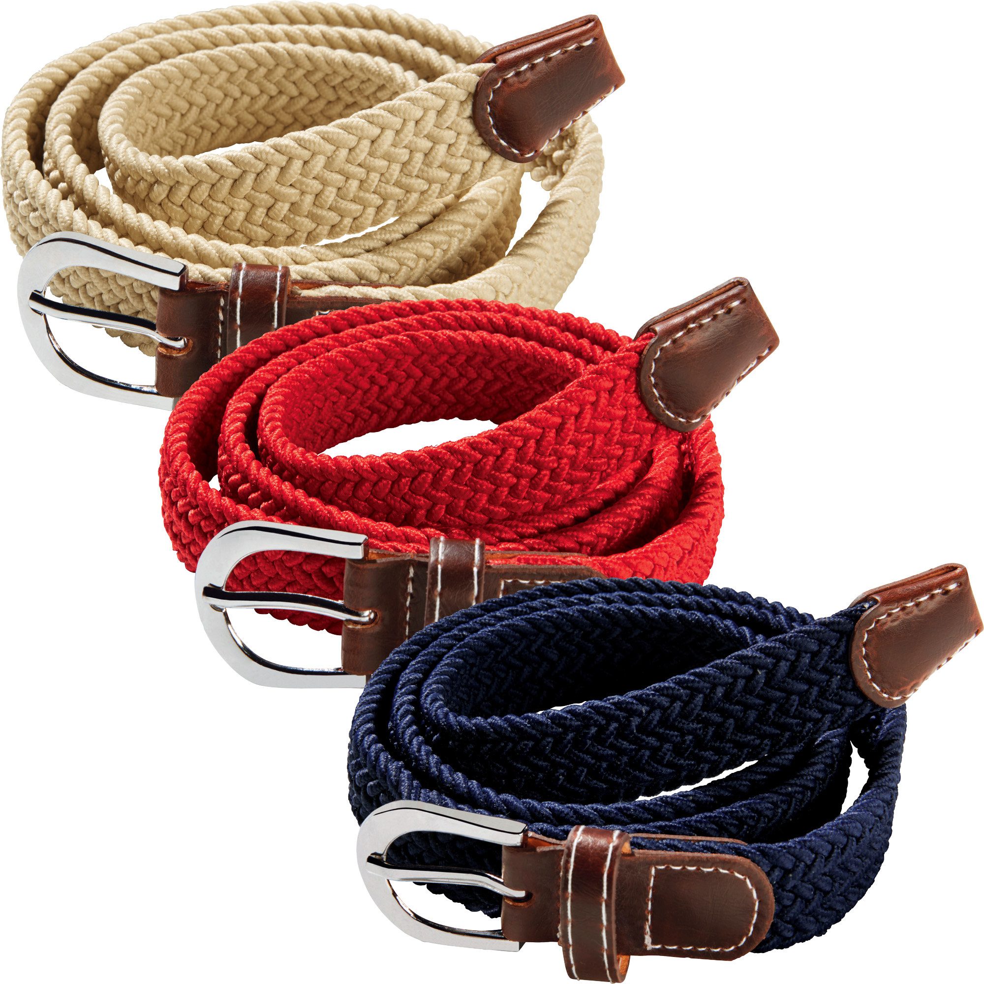 Trainingshilfe Damen-Flexigürtel 3er-Set, Uni