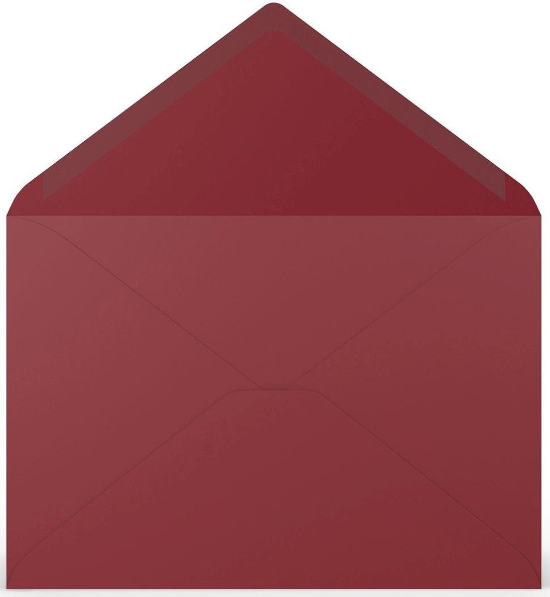 Briefumschlag Briefumschläge Coloretti VE=5 Stück C5 Rosso
