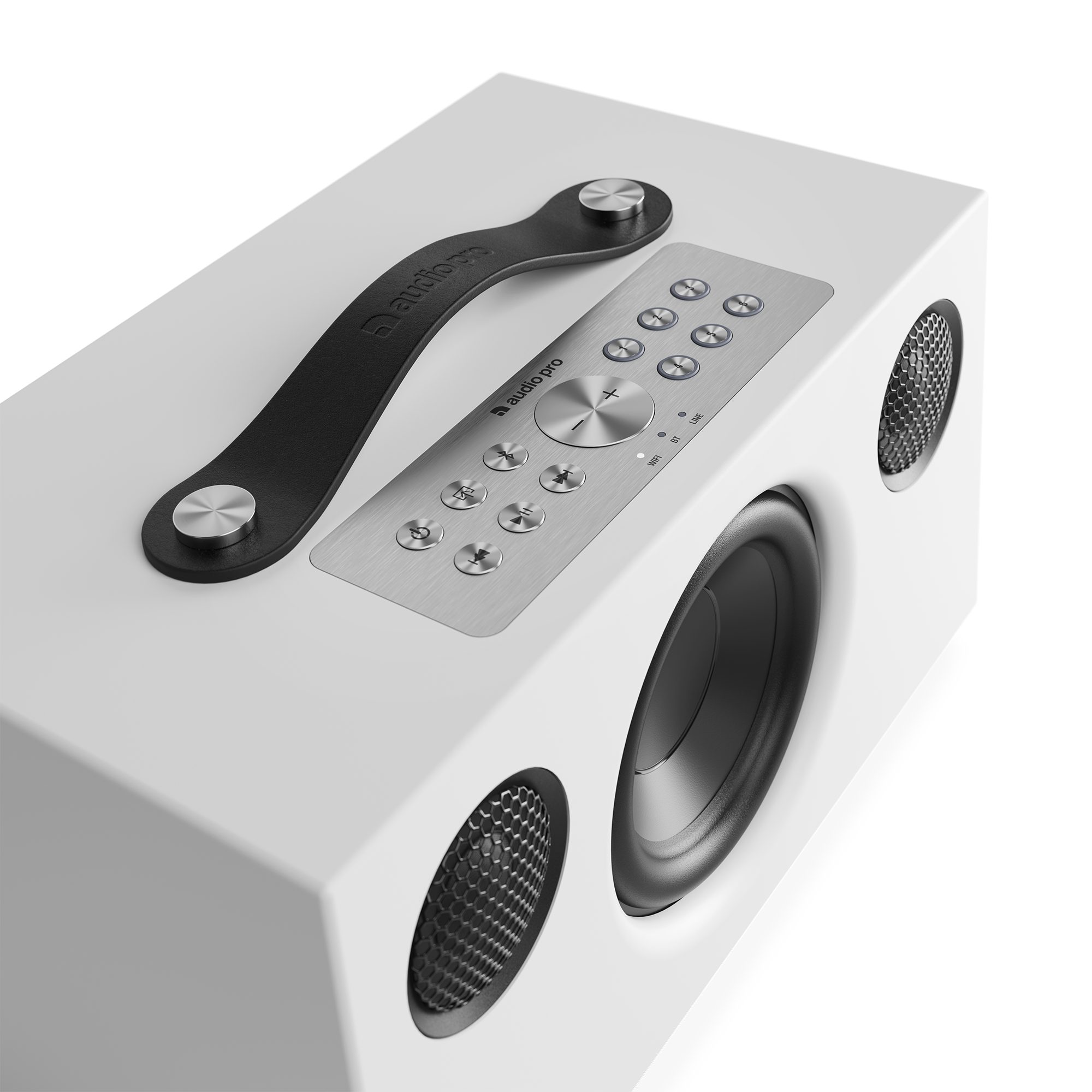 (WiFi), Audio Lautsprecher) MkII WLAN Multiroom Pro Pro C5 (Bluetooth, Weiß Addon Audio Wireless Multiroom-Lautsprecher