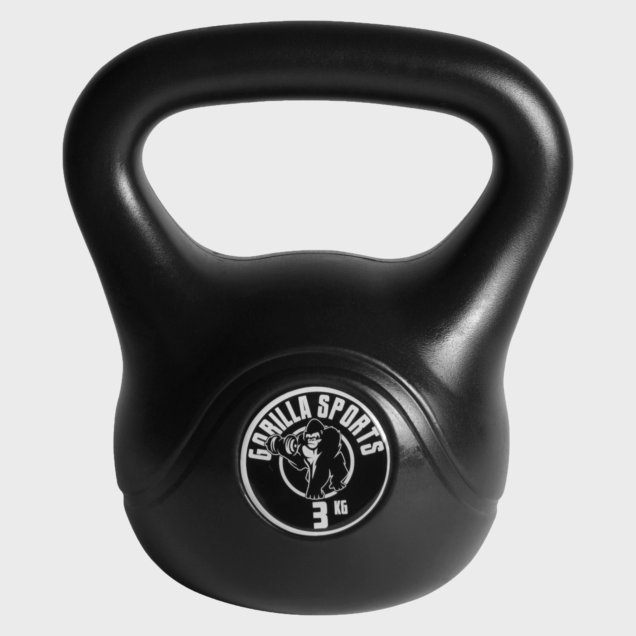 GORILLA SPORTS Kettlebell Kettlebell aus Kunststoff 2-20 KG