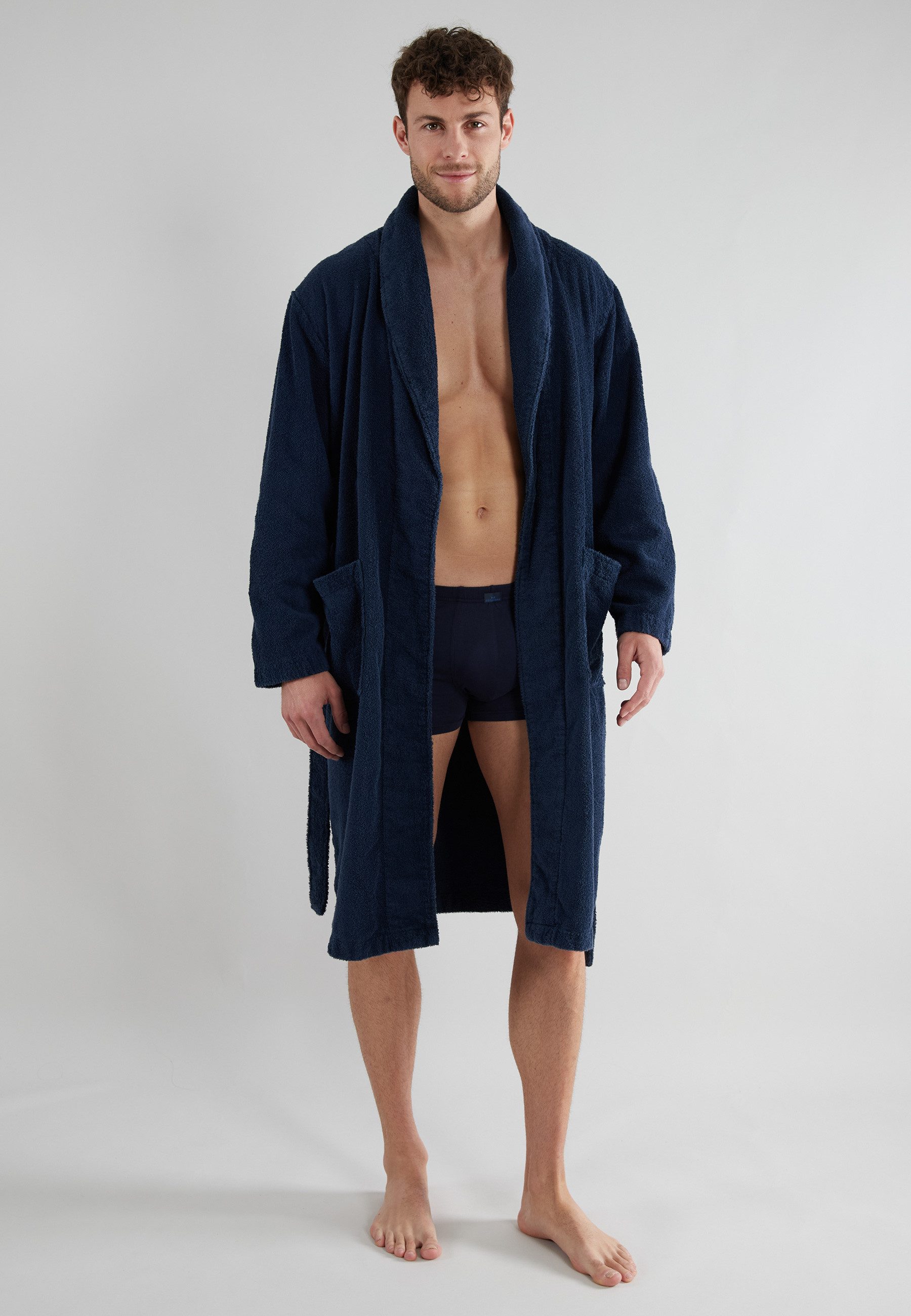 GÖTZBURG Herrenbademantel GÖTZBURG Herren Bademantel blau günstig online kaufen