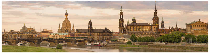 wandmotiv24 Fototapete Blick auf Dresden, Altstadt, glatt, Wandtapete, Motivtapete, matt, Vliestapete, selbstklebend