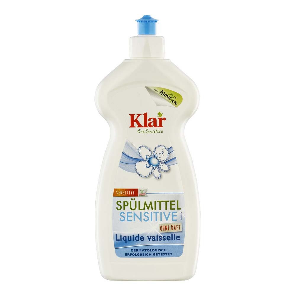 Almawin Klar - Spülmittel - Sensitive 500ml Geschirrspülmittel