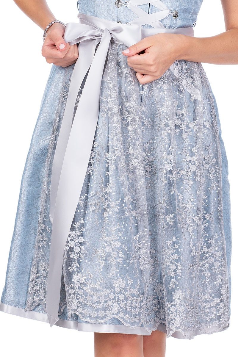 MarJo Dirndl Midi Dirndl 2tlg. - HIMMELKRON - silberblau