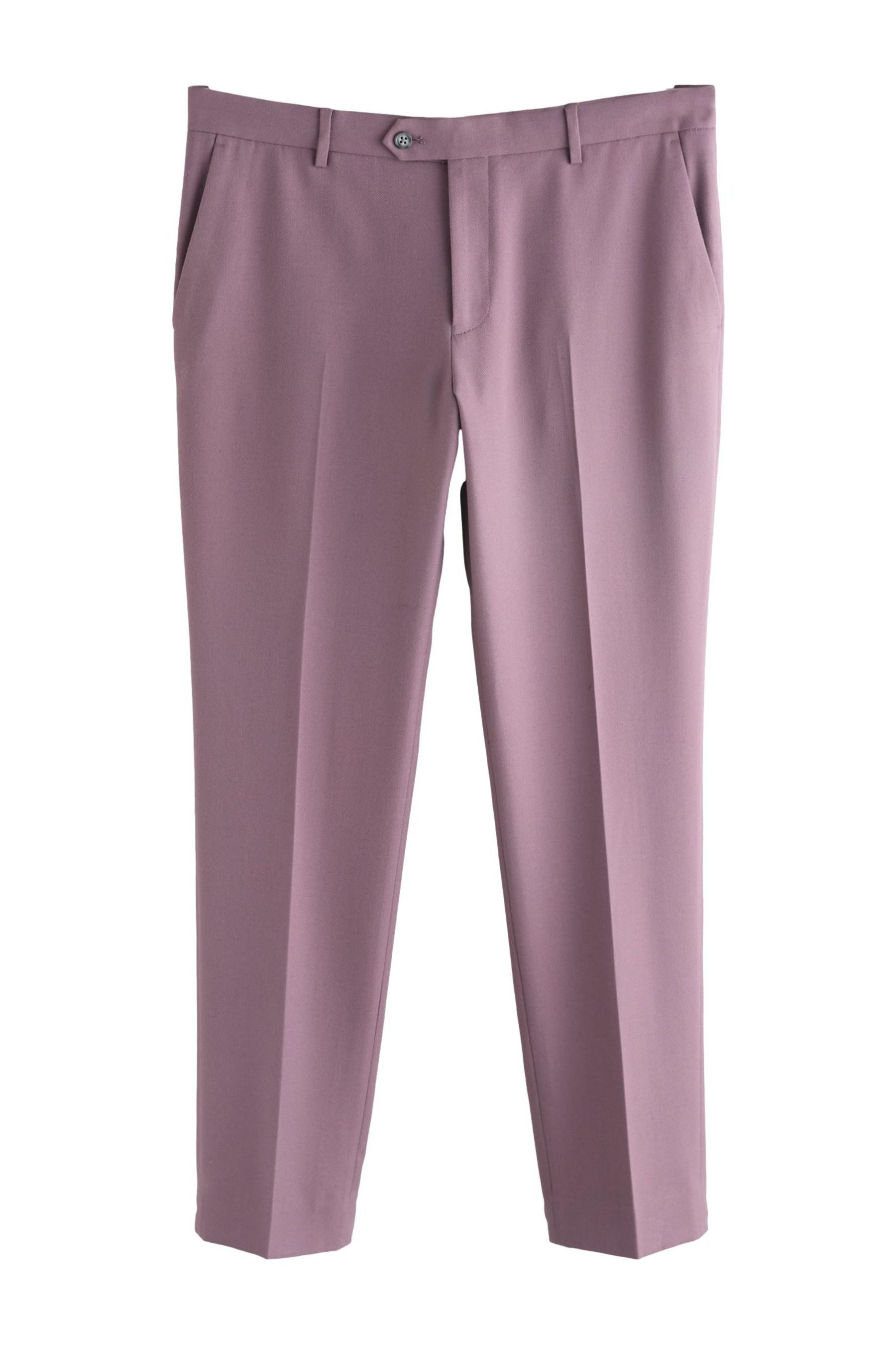 Anzughose Slim Fit Anzughose mit Struktur
