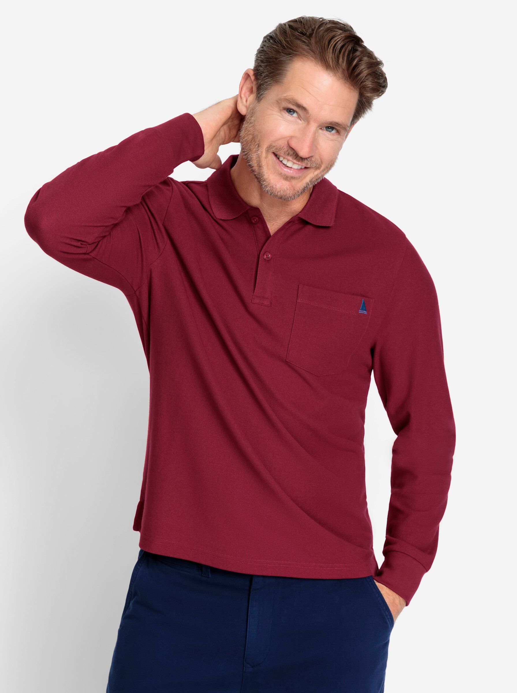 Poloshirt "Langarm-Shirt" günstig online kaufen