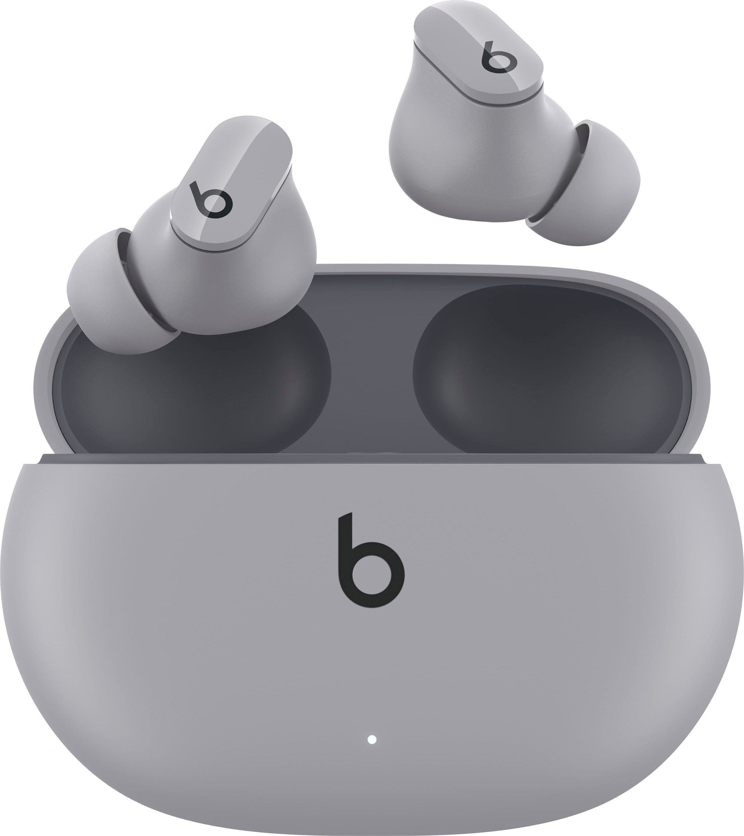 Beats by Dr. Dre Beats Cancelling Noise (ANC), mit Musik, und Anrufe kompatibel Kabellose Steuerung grey Siri, für Transparenzmodus, Bluetooth, Siri, Geräuschunterdrückung) (Active moon In-Ear-Kopfhörer Buds - mit integrierte Studio